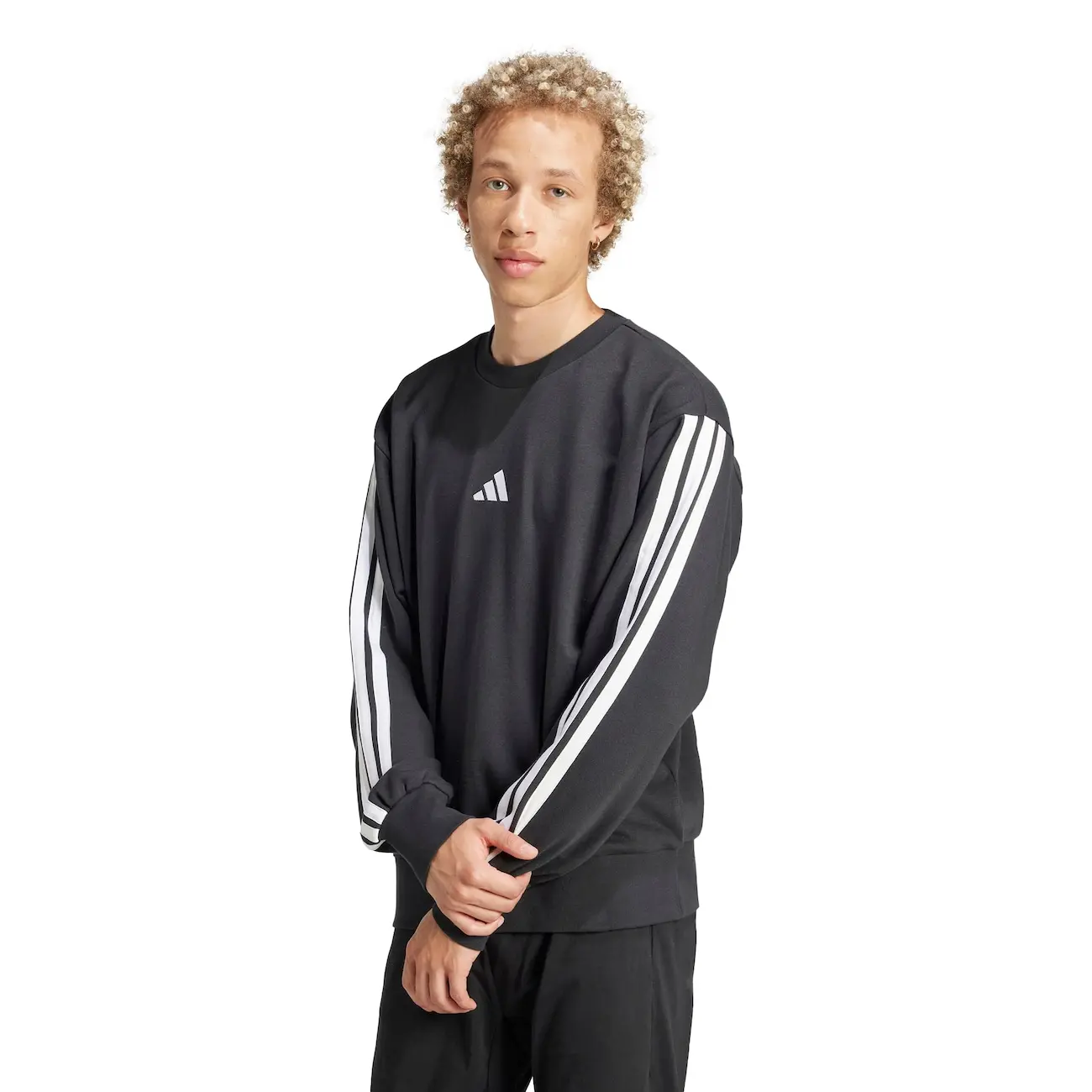 Blusa de Moletom Masculina Adidas Essentials 3 Listras
