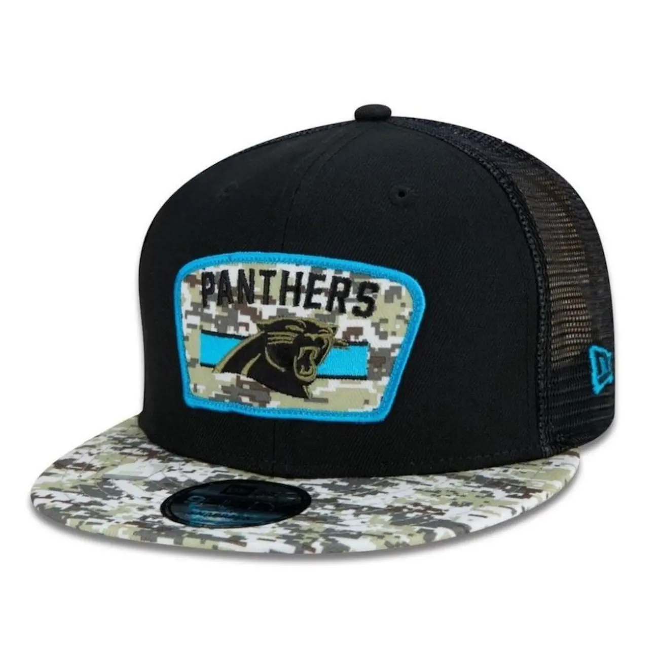 Boné Aba Reta New Era Carolina Panthers 950 NFL 21 Salute Service - Snapback - Adulto