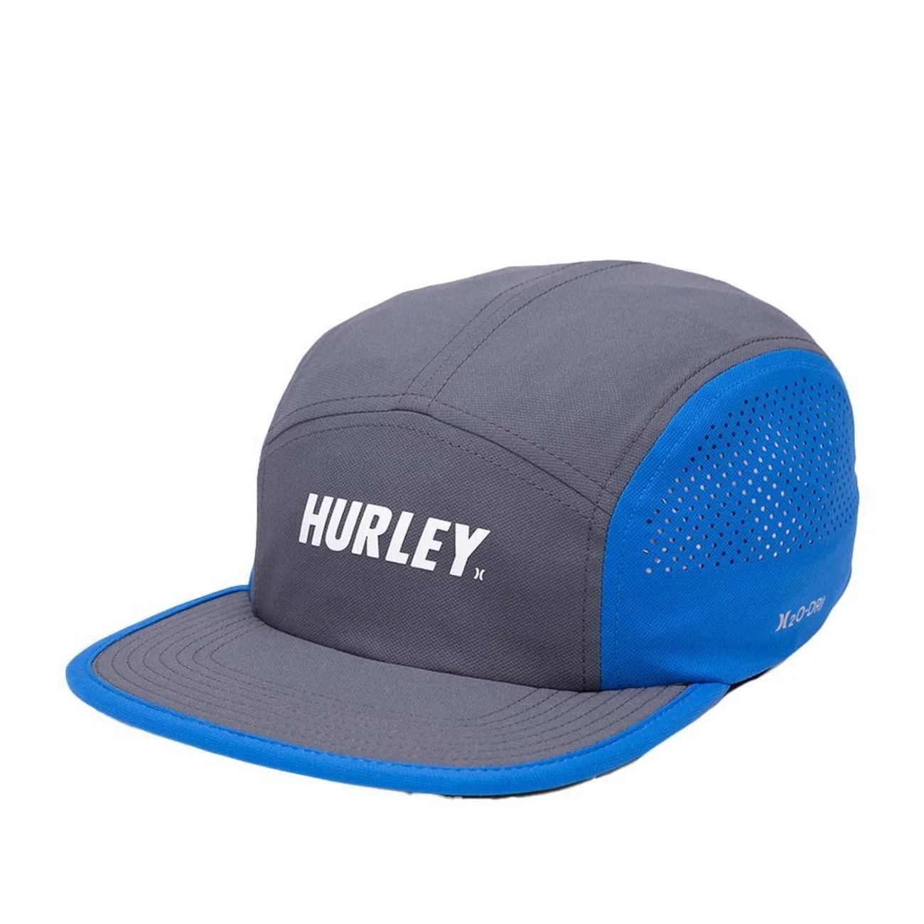 Boné Aba Reta Hurley Five Fast Sm25 -Five Panel - Trucker - Strapback - Adulto — imagem 1