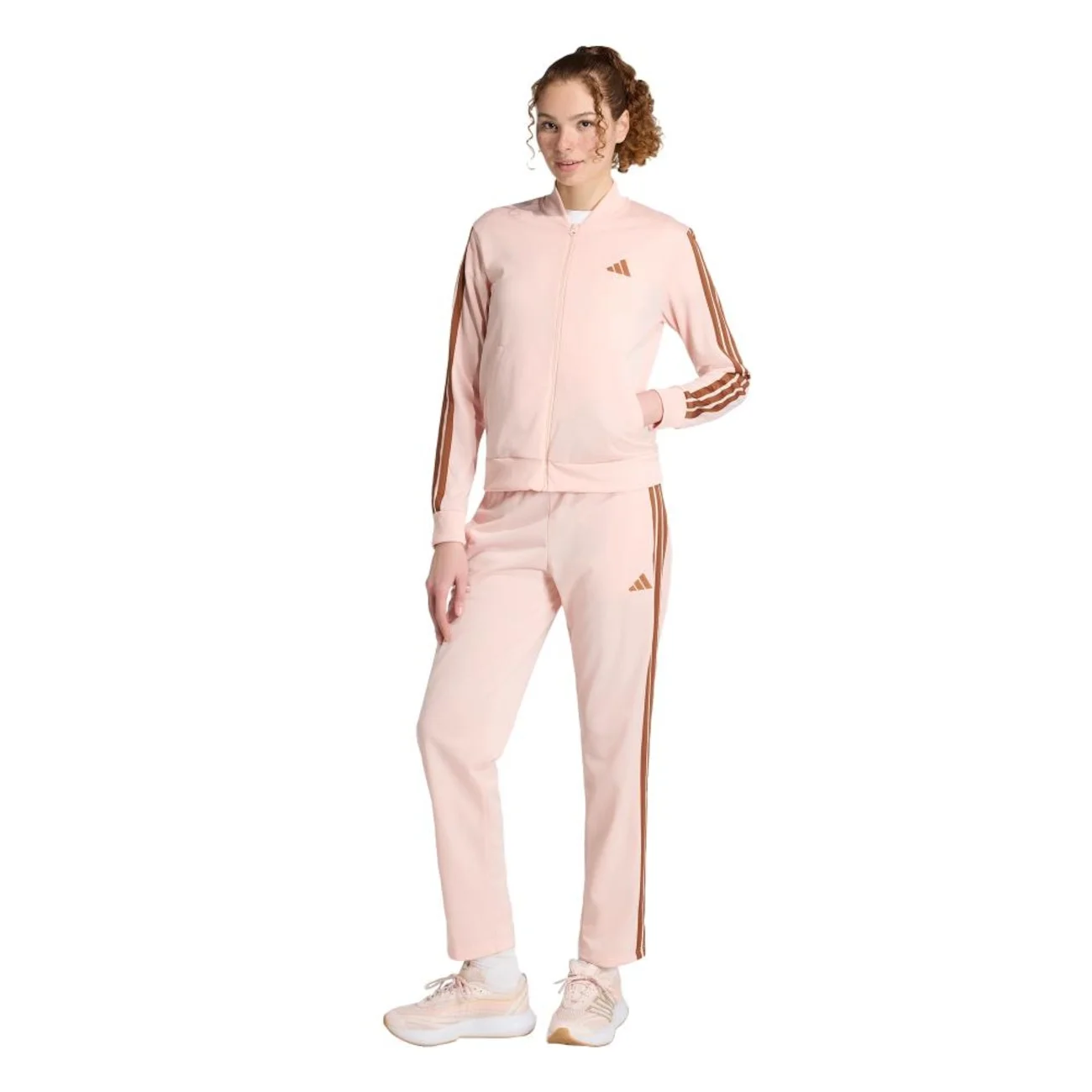 Agasalho Adidas Essentials 3-Stripes - Feminino — imagem 1