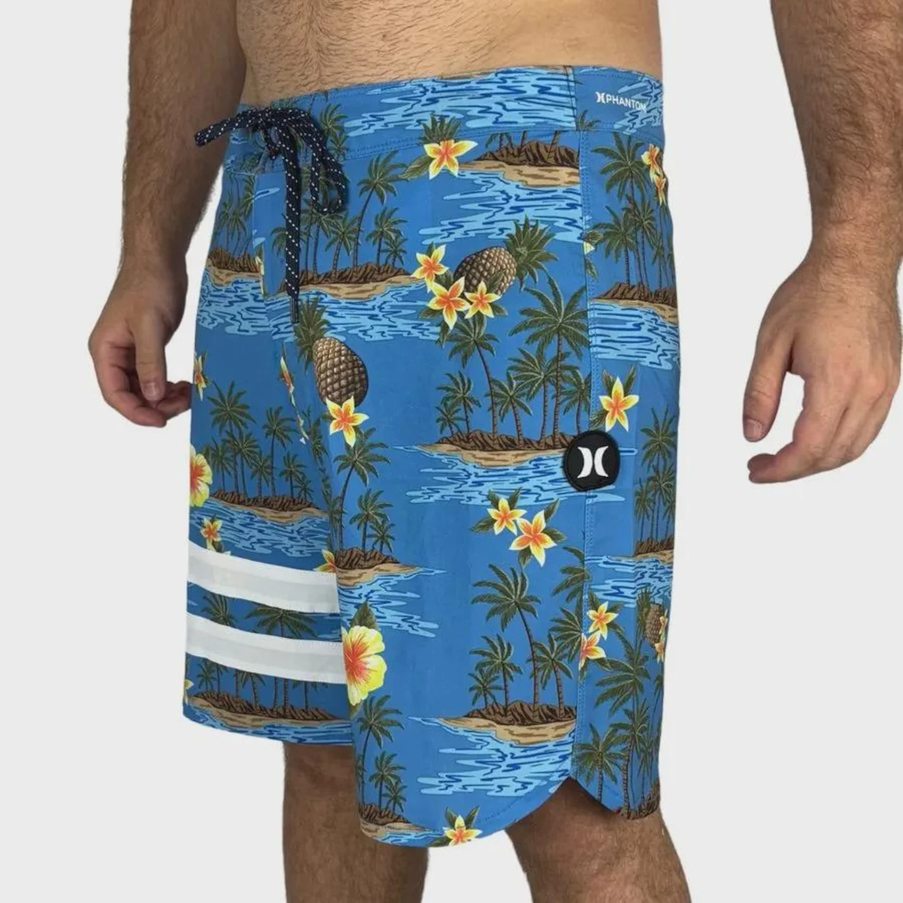 Bermuda Hurley Phantom Block Party 18 - Masculina — imagem 1