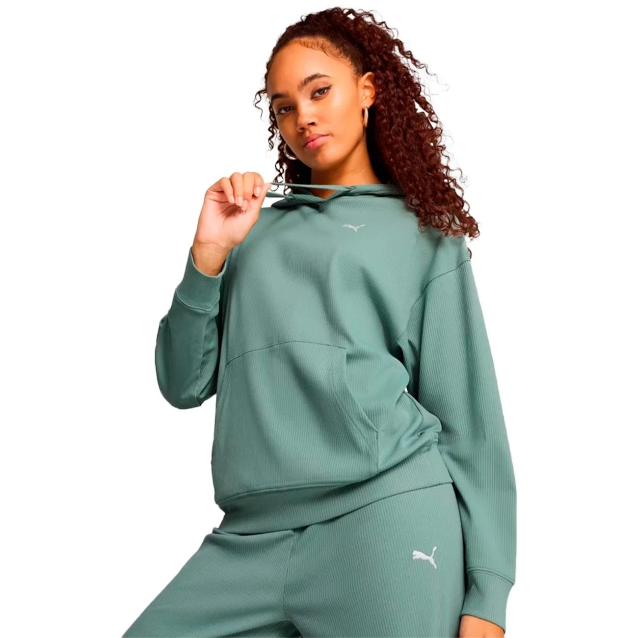 Blusão de Moletom Puma Ess Elevated Comfort Rib Feminino — imagem 1