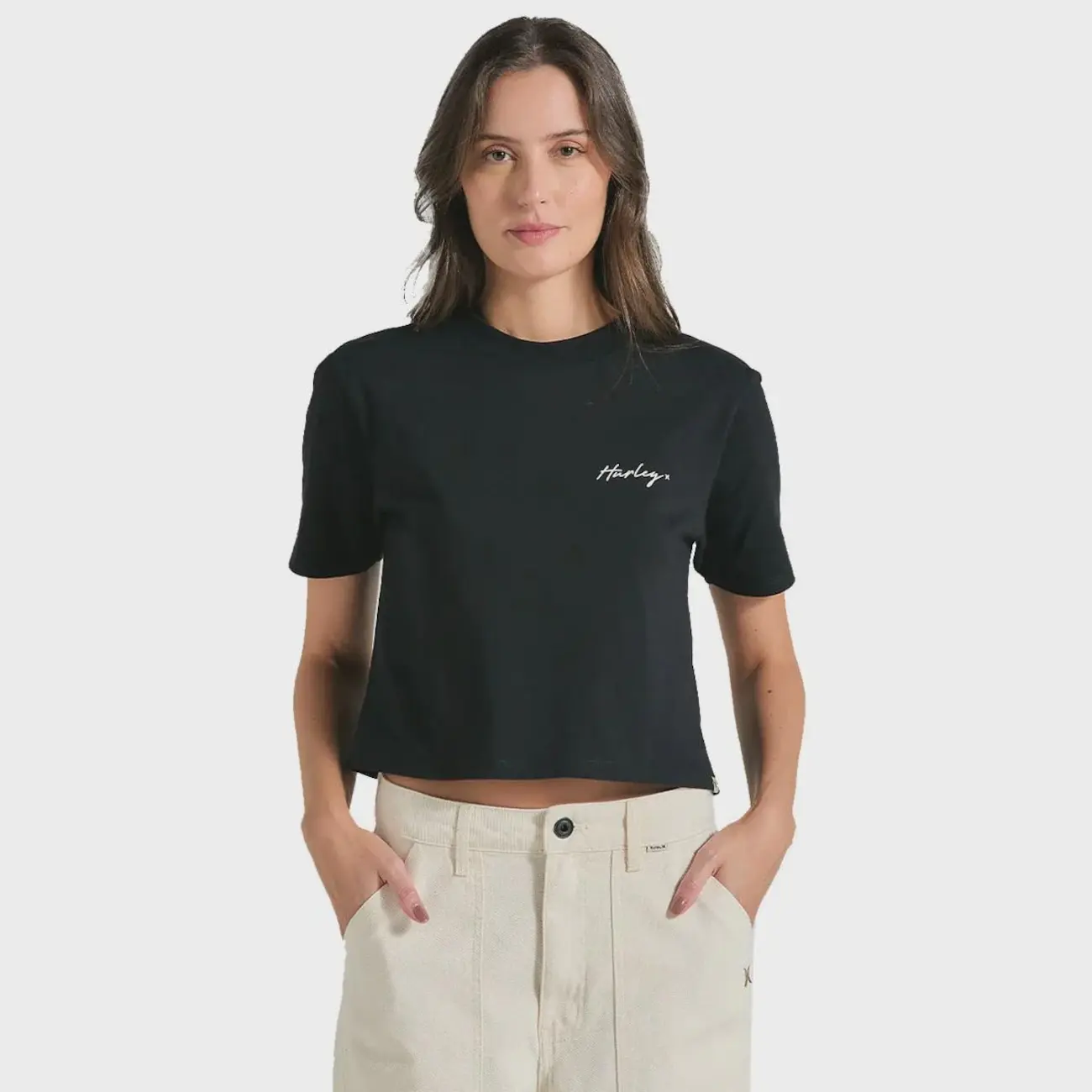 Blusa Cropped Feminina Hurley Line