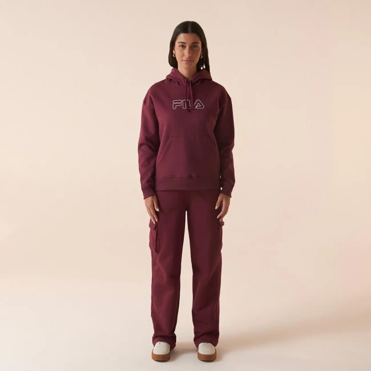 Calça Fila Comfort Cargo Letter Feminina