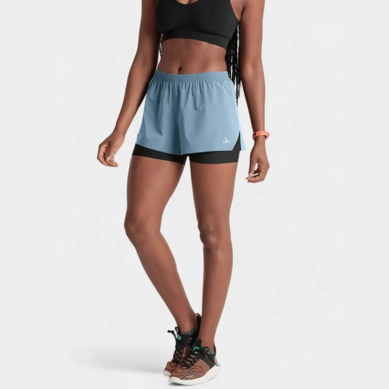 Bermuda LSport Slim Running Lupo - Feminina