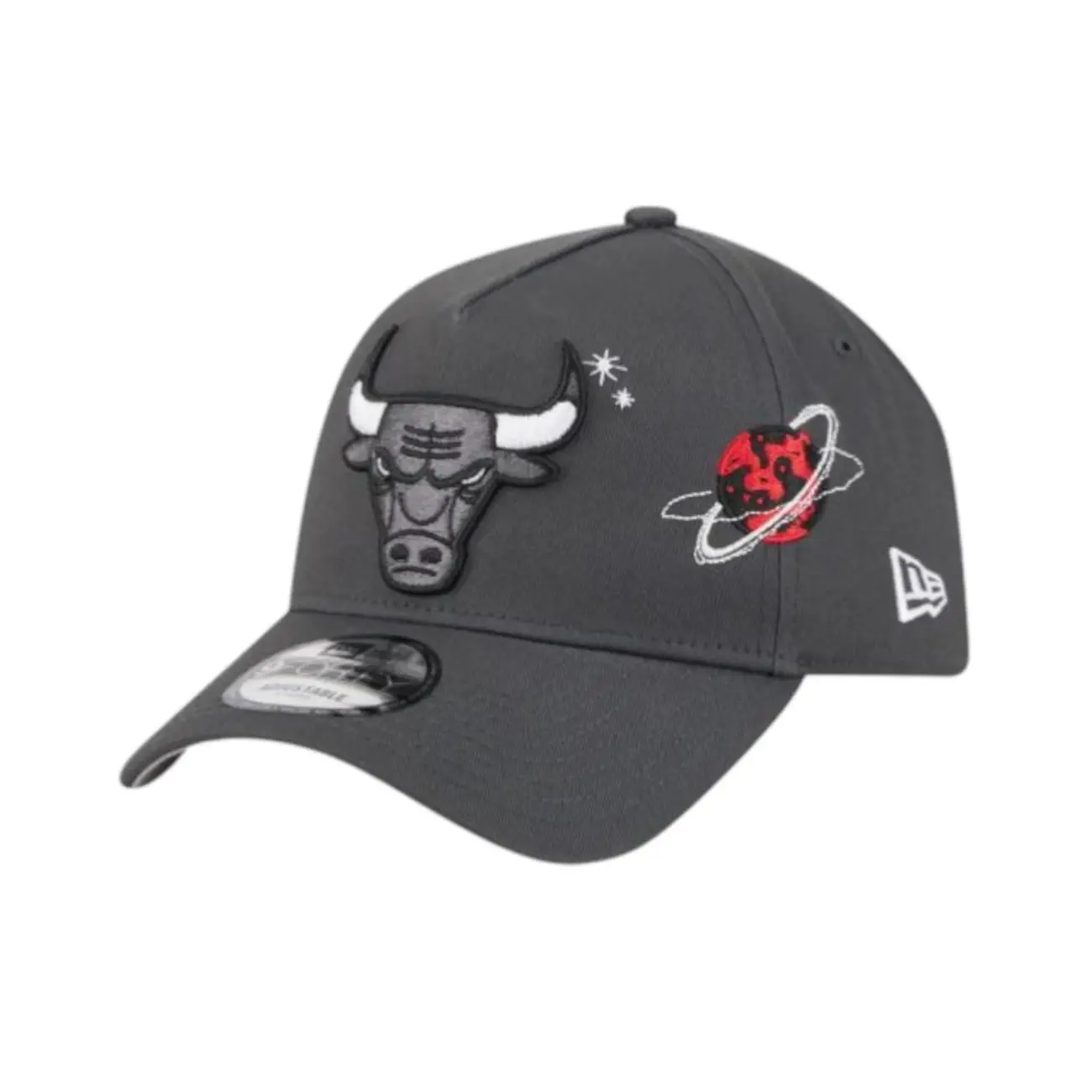 Boné Masculino New Era 940A-Frame Planets Chicago Bulls Aba Curva