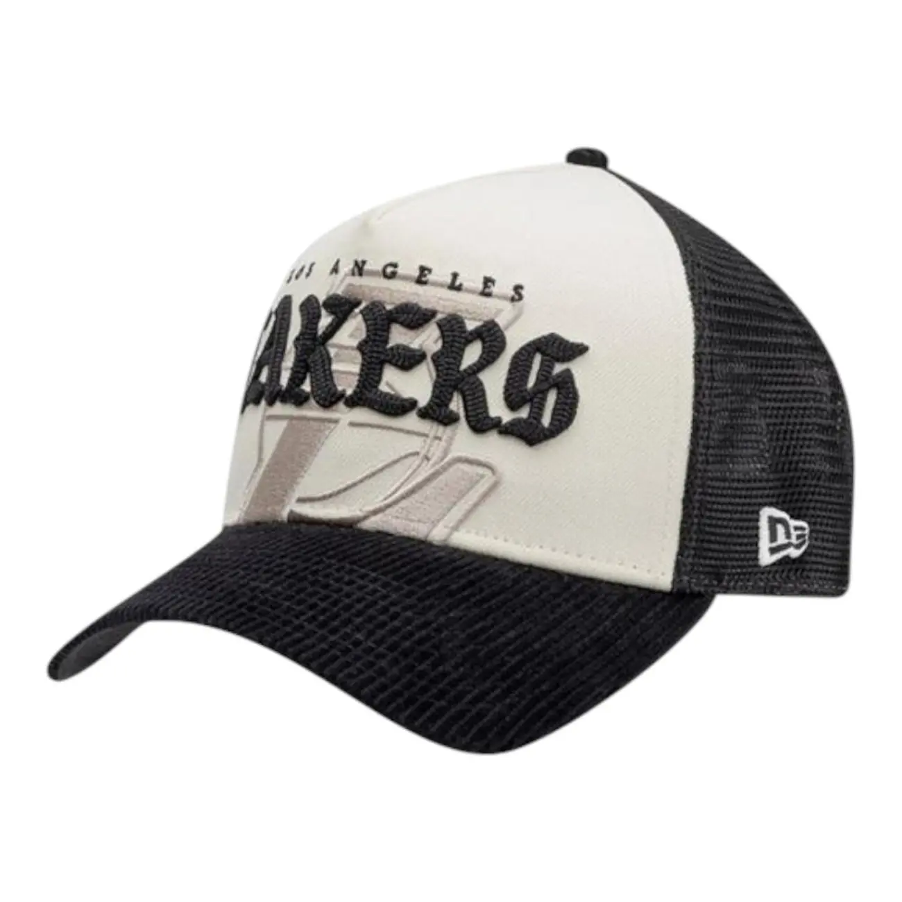 Boné Adulto New Era 940af Old English Los Angeles Lakers Aba Curva