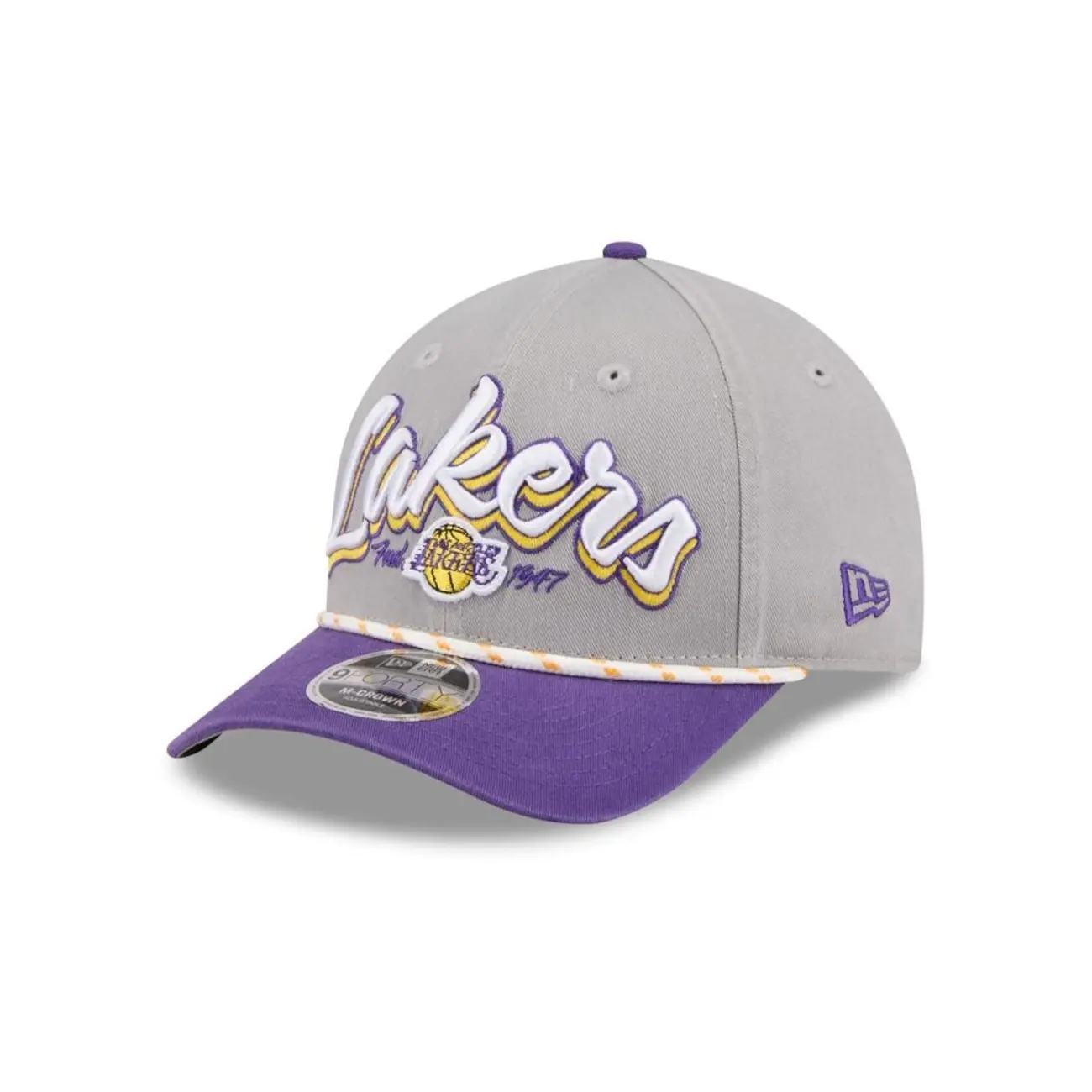 Bone New Era 9FORTY M-CROWN NBA Los Angeles Lakers Masculino