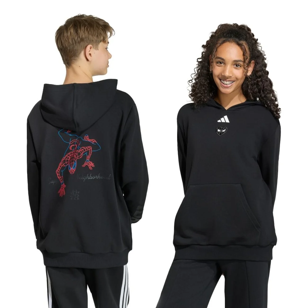 Blusão de Moletom Adidas Marvel Spider-Man Infantil — imagem 1