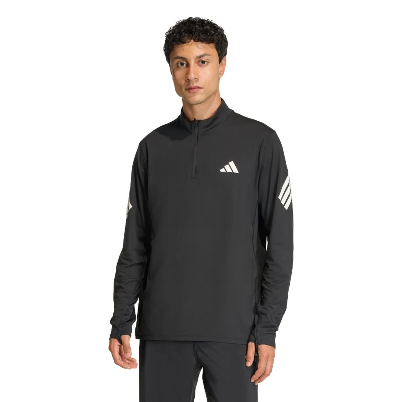 Blusão com Meio Fecho de Zíper adi365 Iconic Adidas Masculino — imagem 1