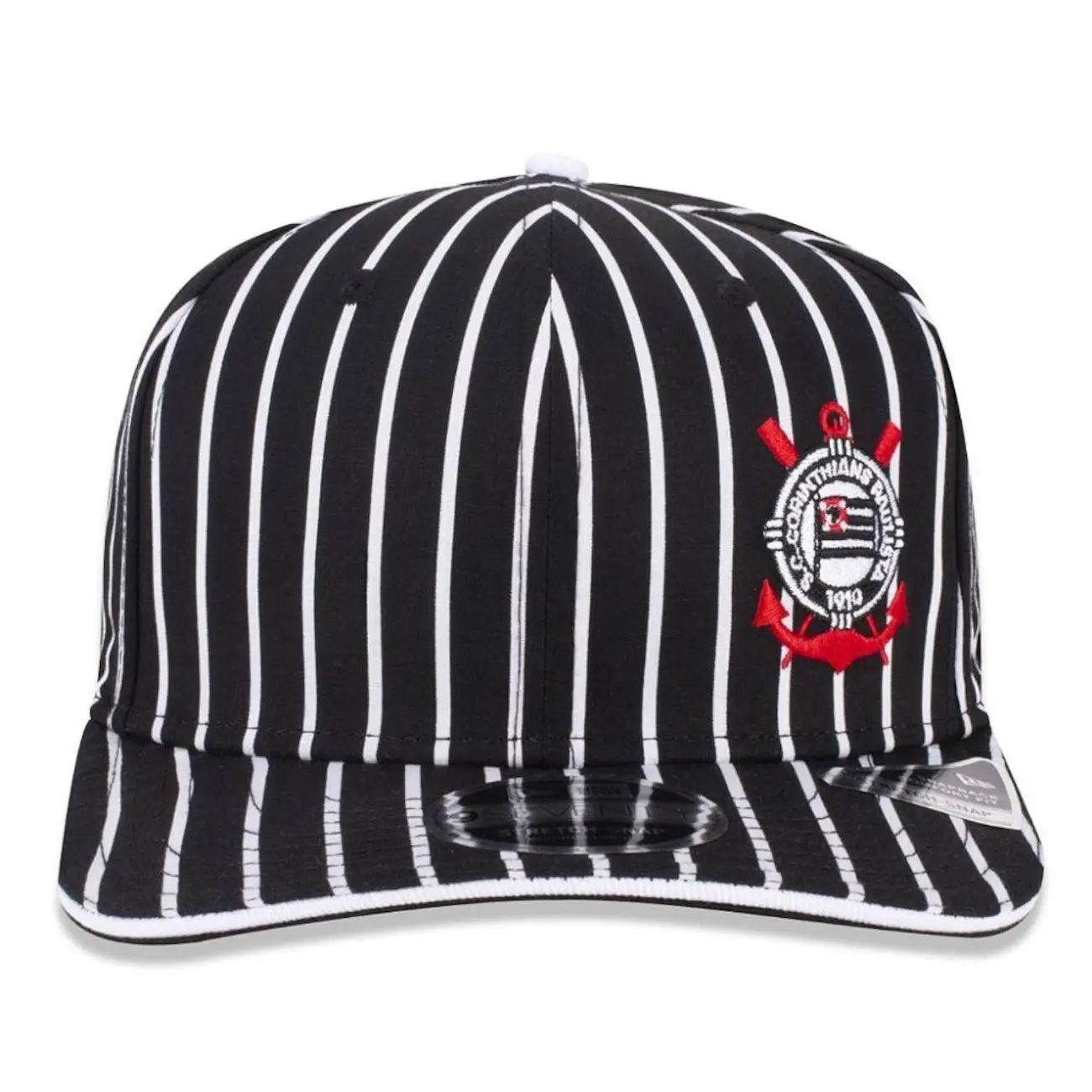 Boné Adulto do Corinthians New Era 970 Aba Reta