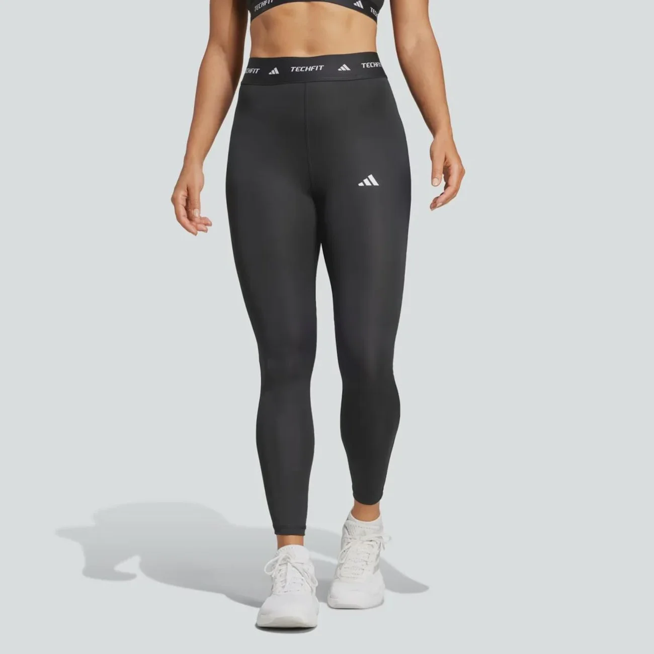Calça Legging Adidas Techfit Capri Feminina — imagem 1