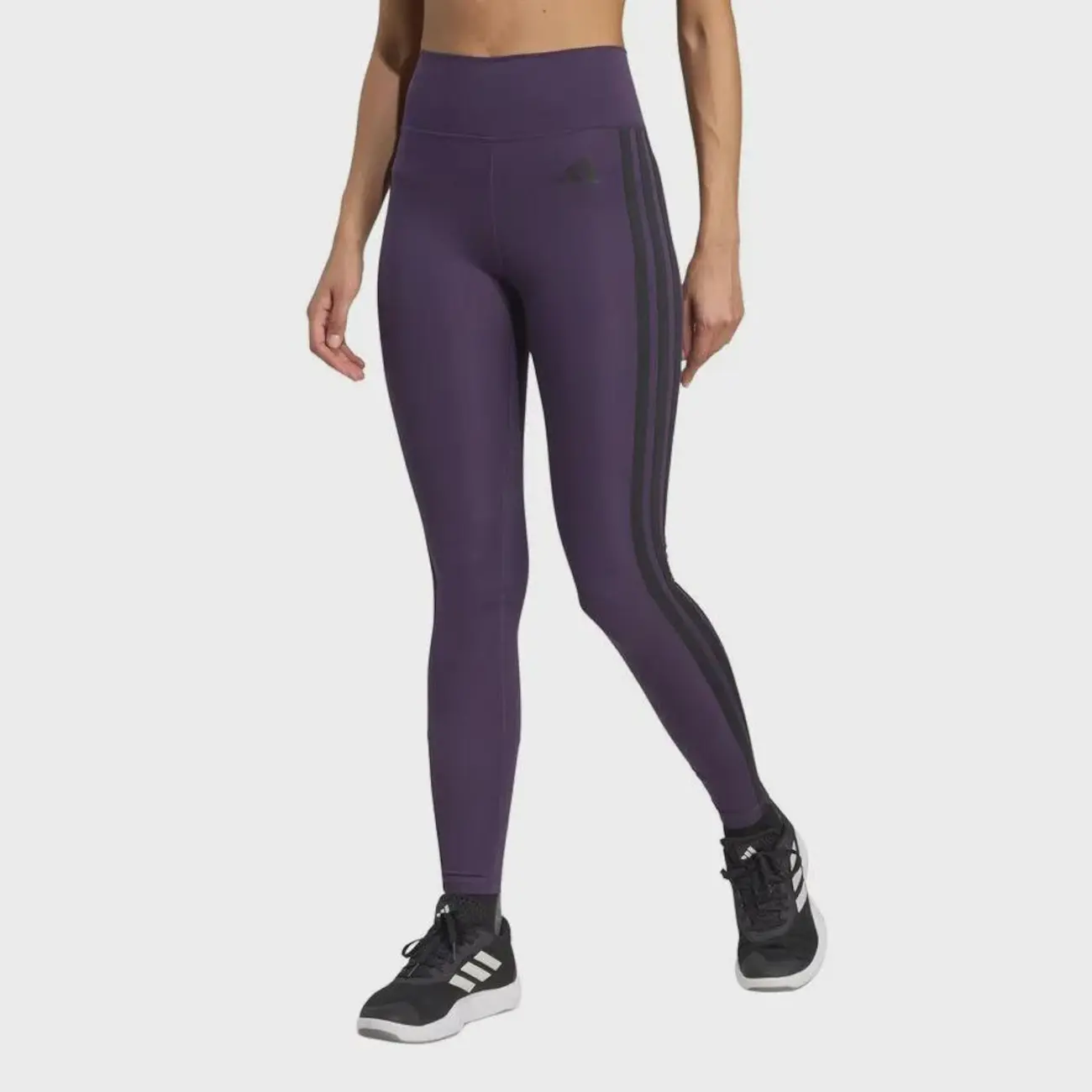 Calça Legging Adidas Optime Essentials Três Listras 7/8 Feminina