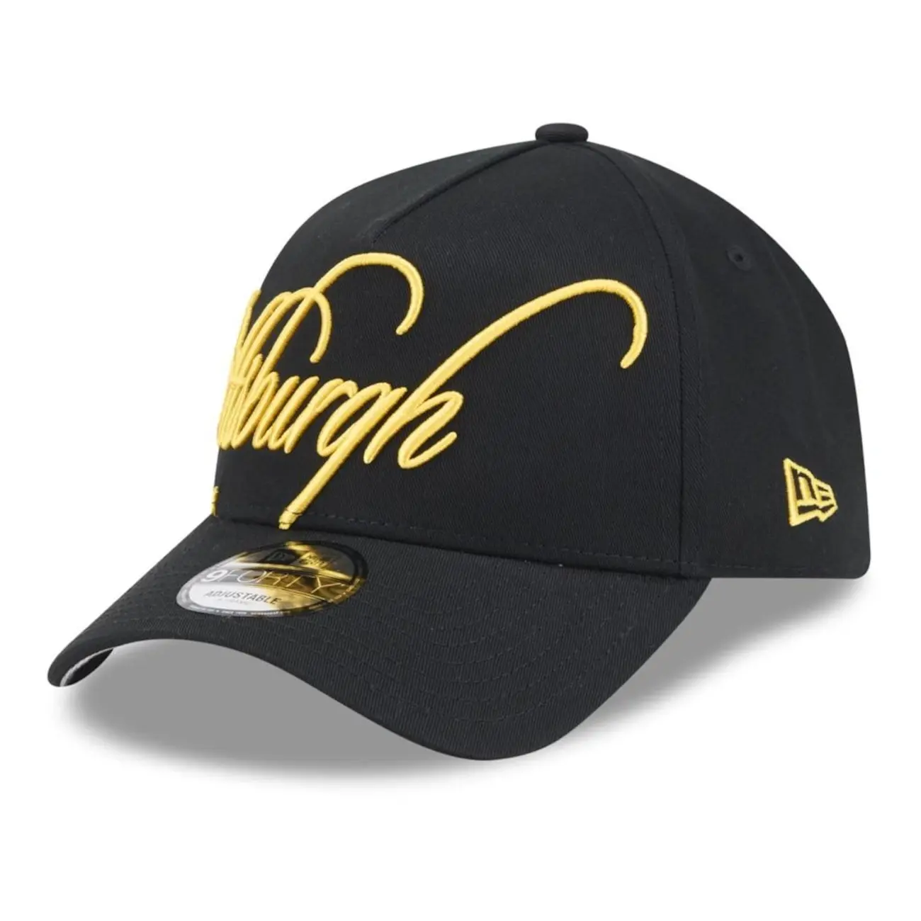 Bone New Era 9FORTY A-Frame Pittsburgh Pirates Calligraphy New Era Masculino