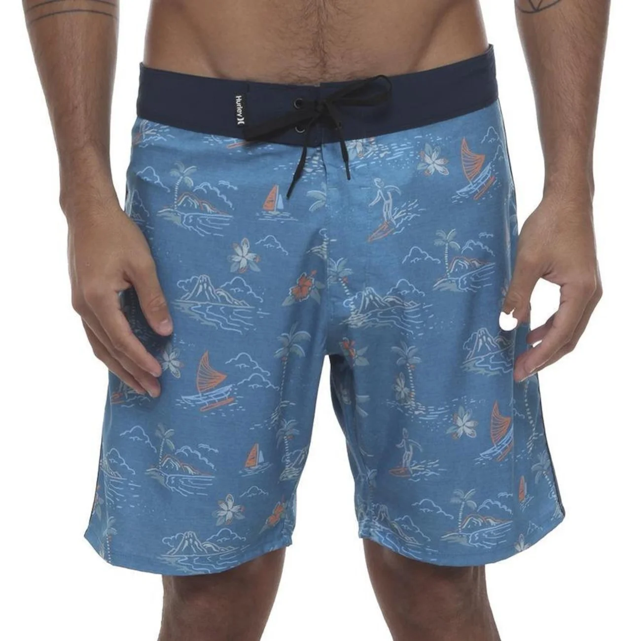 Bermuda Hurley Aloha 18" Wt23 - Masculina — imagem 1