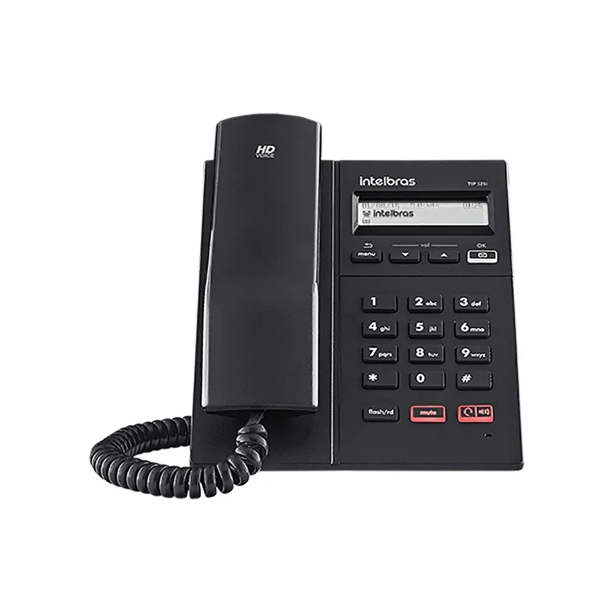 Telefone com Tecnologia IP TIP 125i Preto Intelbras — imagem 1
