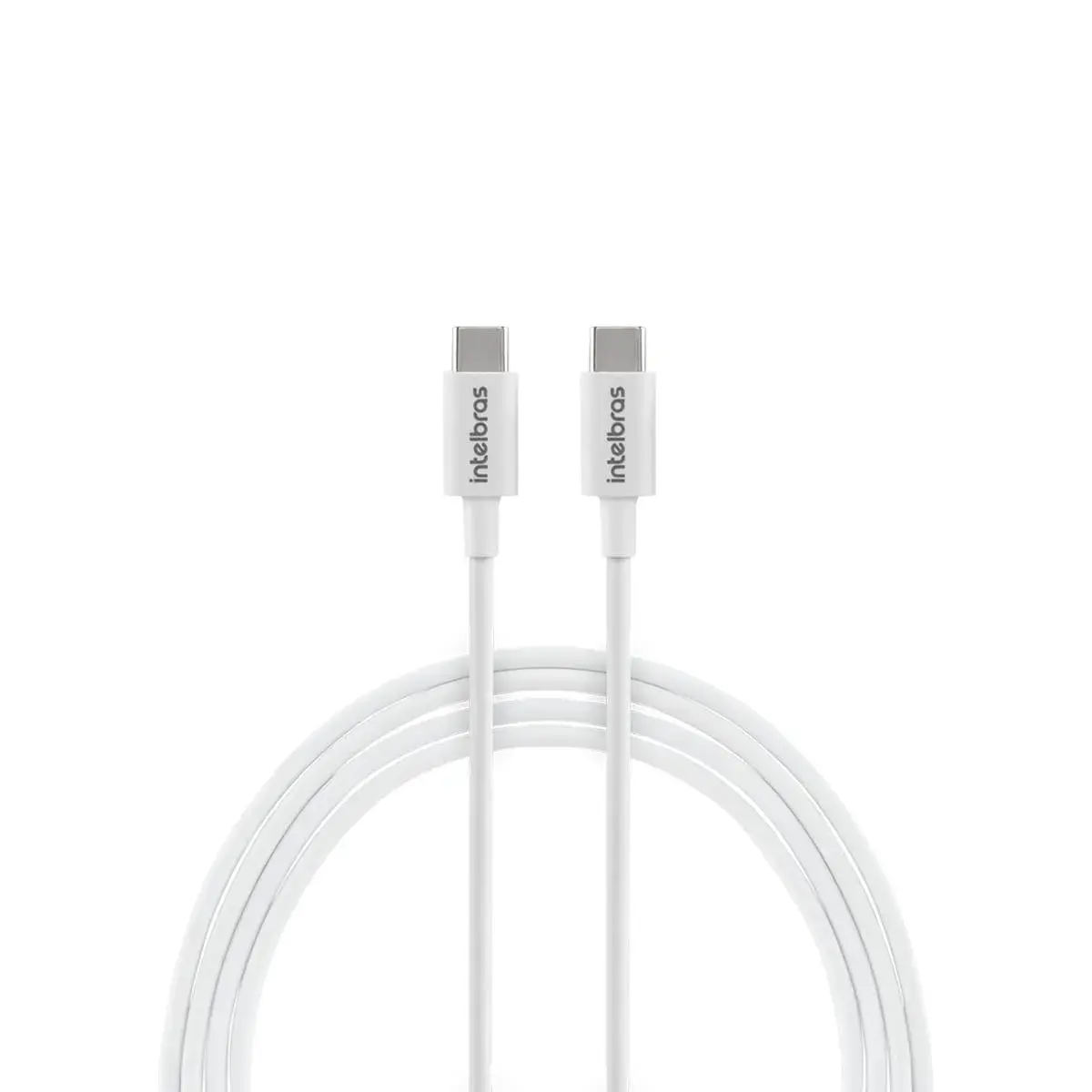 Cabo USB-C para USB-C de 1,2m em PVC EUCC 12PB Intelbras