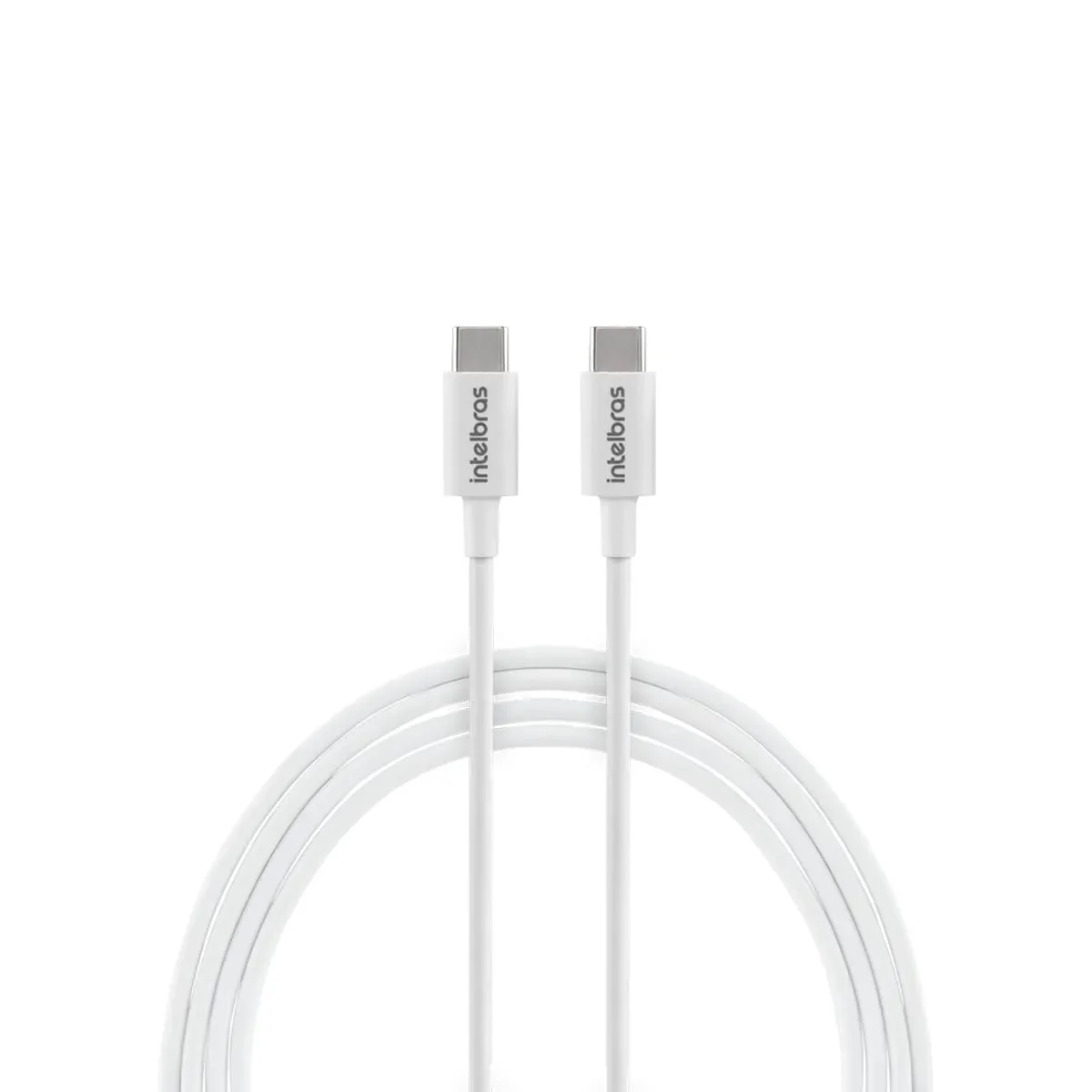Cabo USB-C para USB-C de 1,2m em PVC EUCC 12PB Intelbras — imagem 1