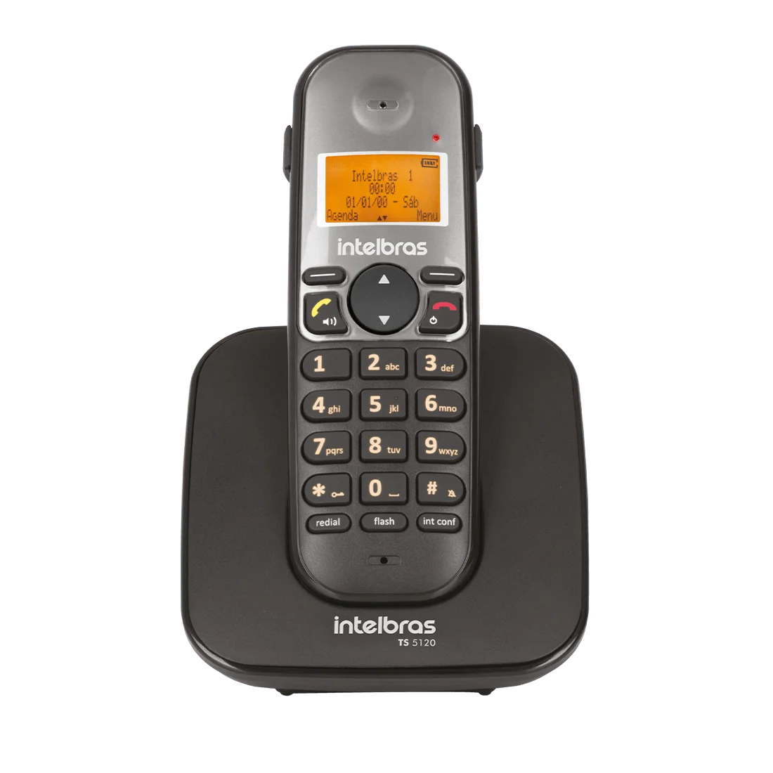 Telefone Sem Fio Digital TS 5120 Preto Intelbras — imagem 1