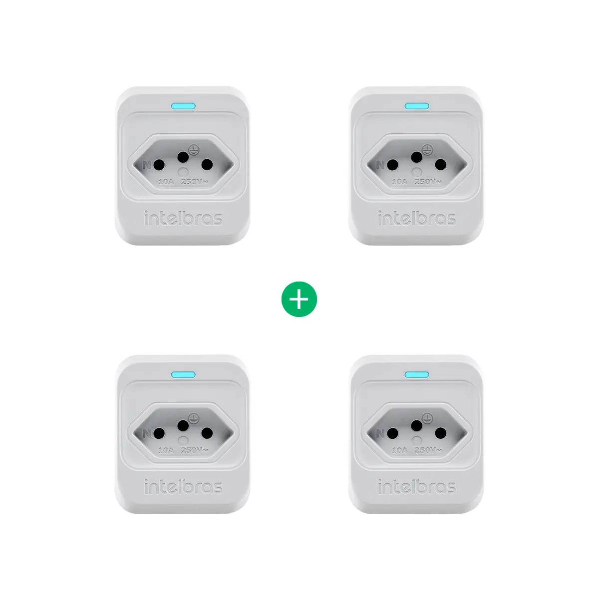 Kit Dispositivo de Proteção Elétrica EPS 301 Branco - 4 peças