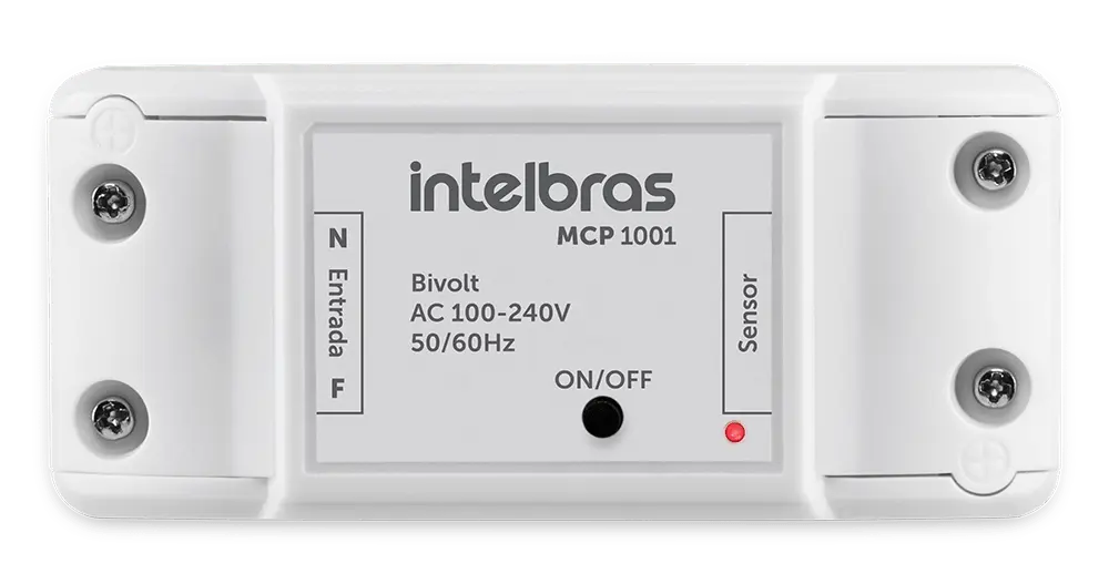 Acionador de Portão Wi-Fi Compatível com Alexa MCP 1001 Branco Intelbras