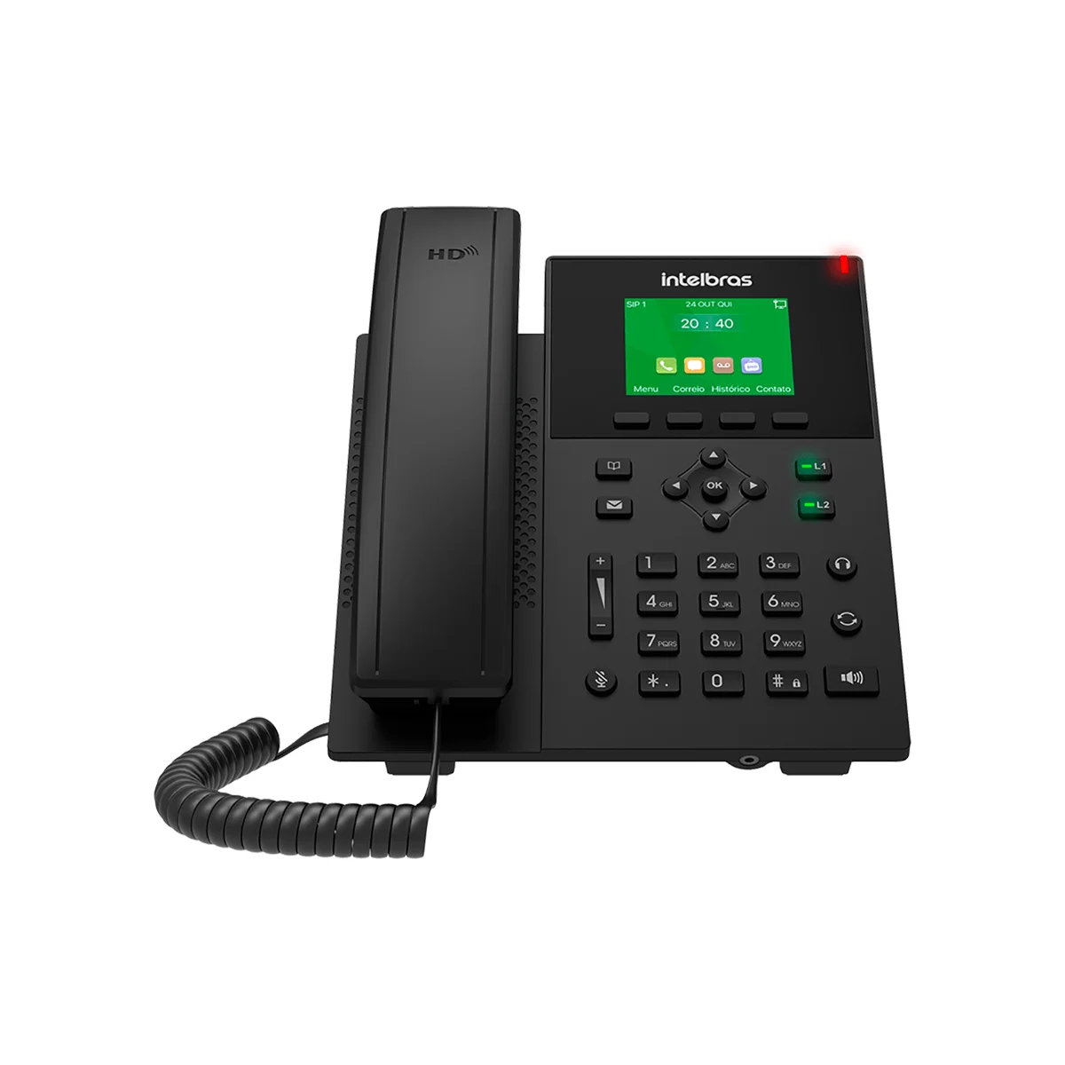 Telefone IP V5501 Preto Intelbras — imagem 1