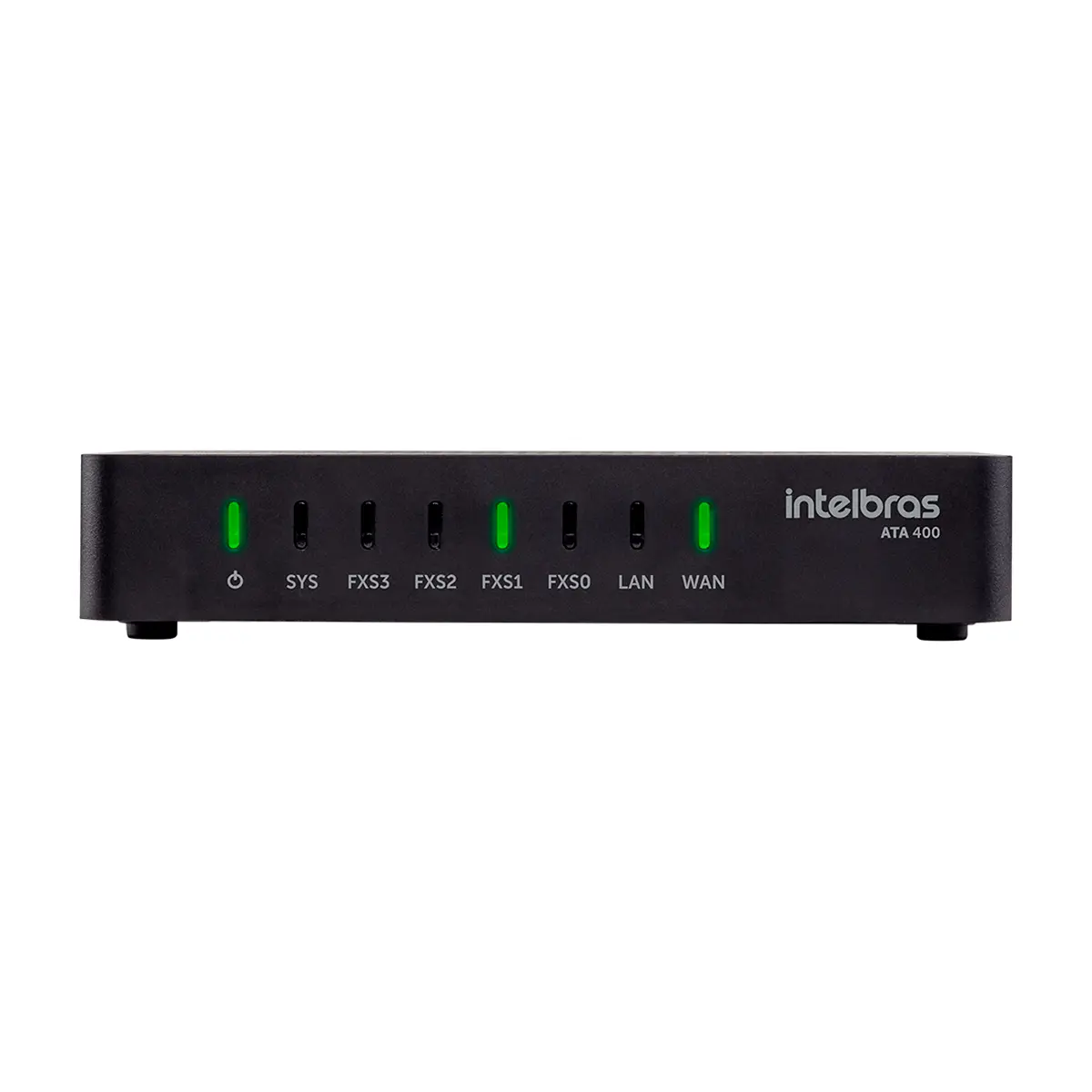 Adaptador de Linhas VOIP para Telefones Analógicos ATA 400 Intelbras