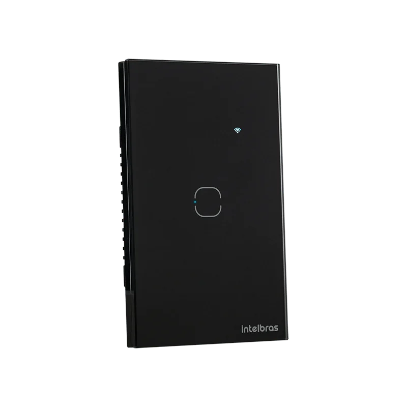 Interruptor inteligente Wi-Fi Touch Preto EIW 1001 Intelbras — imagem 1