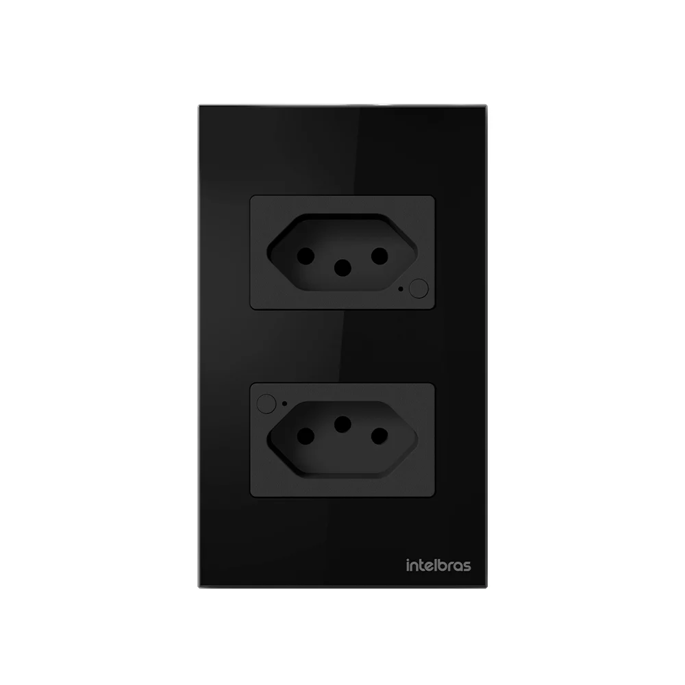 Tomada Inteligente Wi-Fi Preta ETW 1002 Intelbras — imagem 1