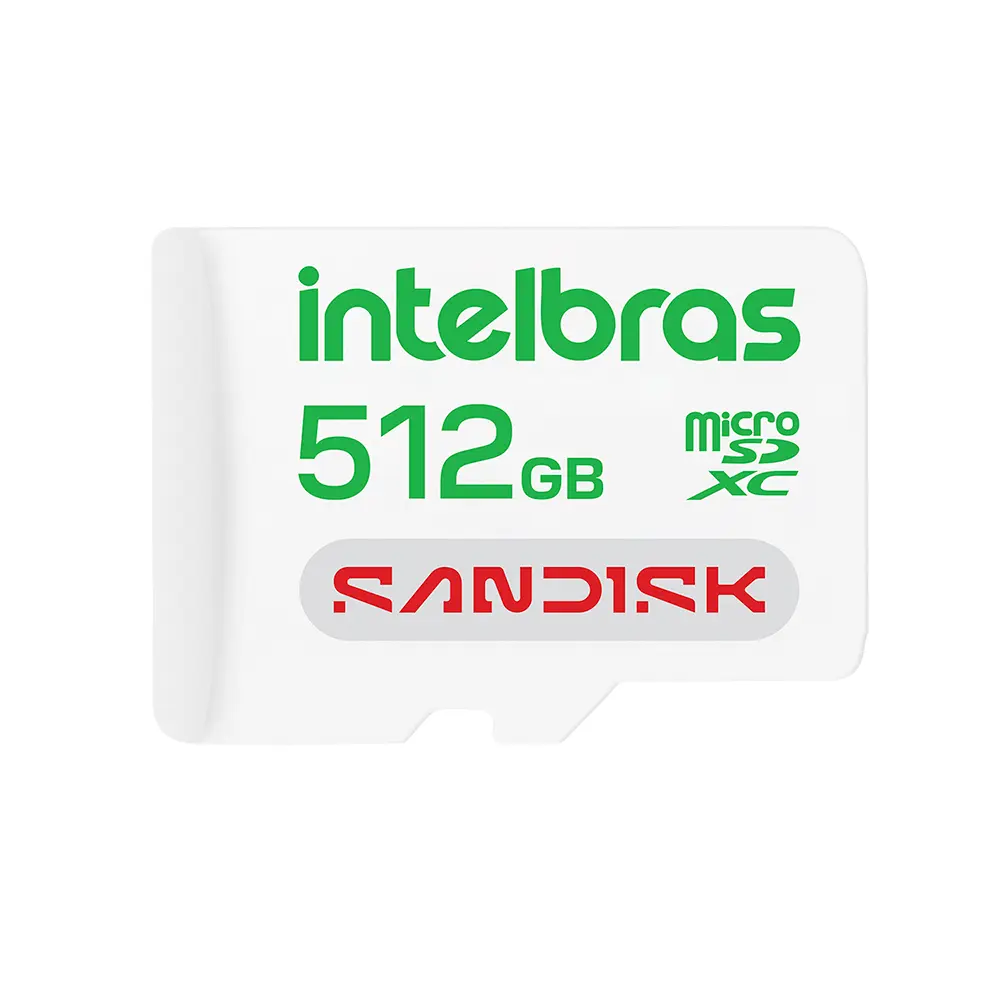 Cartão de Memória Micro SD 512 GB Intelbras - Sandisk