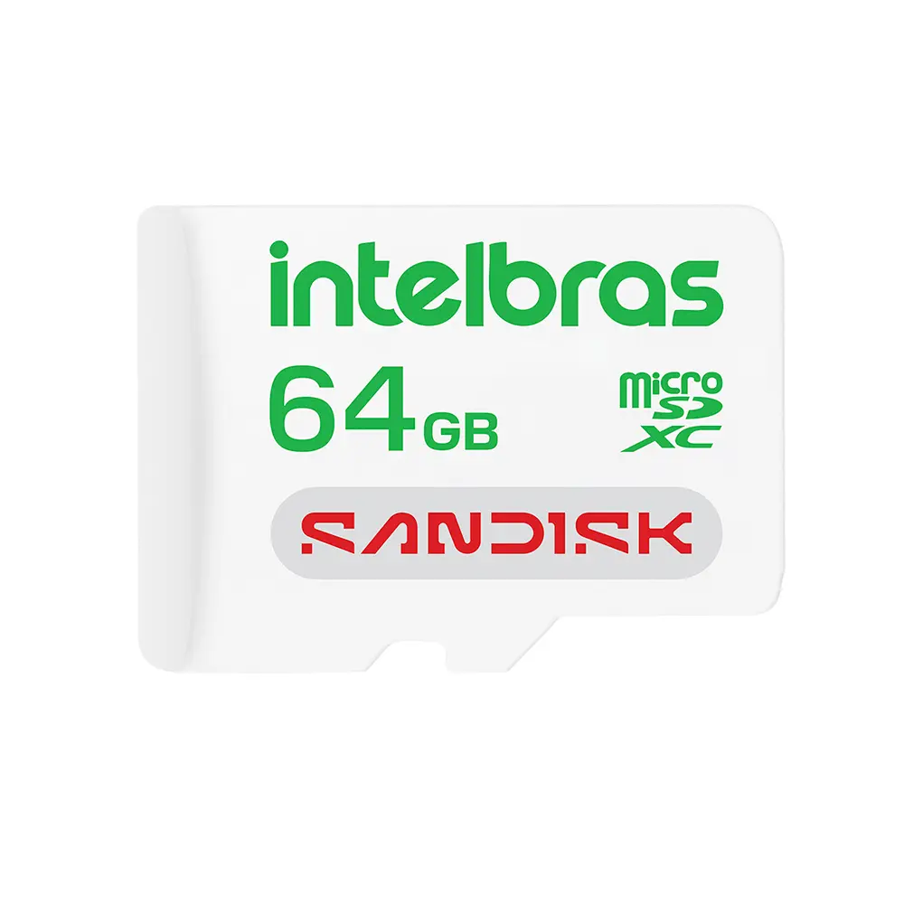 Cartão de Memória Micro SD 64 GB Intelbras - Sandisk