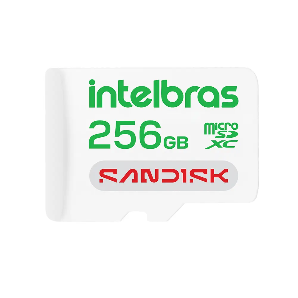 Cartão de Memória Micro SD 256 GB Intelbras - Sandisk