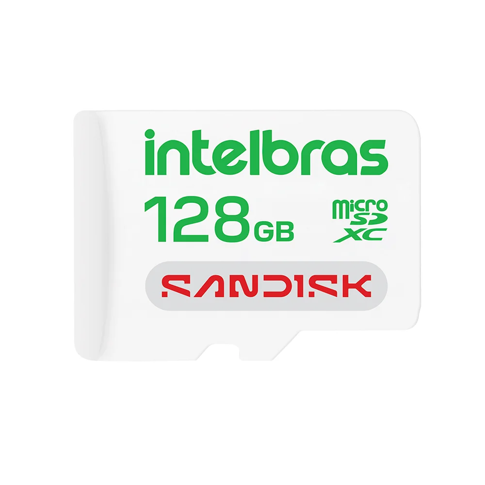 Cartão de memória 128 GB Intelbras MicroSD – Sandisk — imagem 1