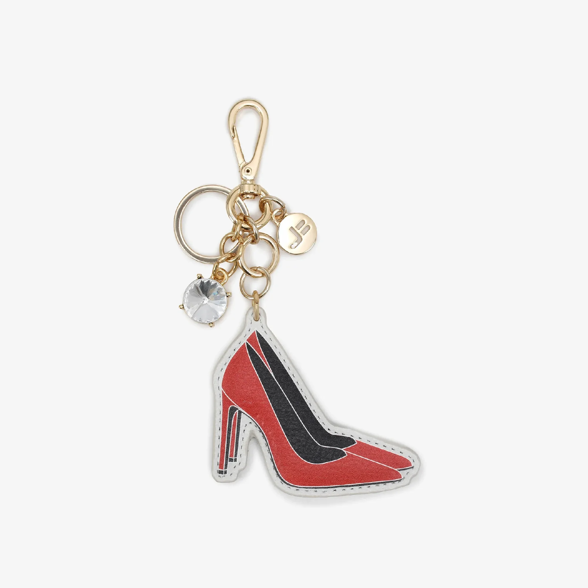 Bag Charm Scarpin Vermelho Couro — imagem 1