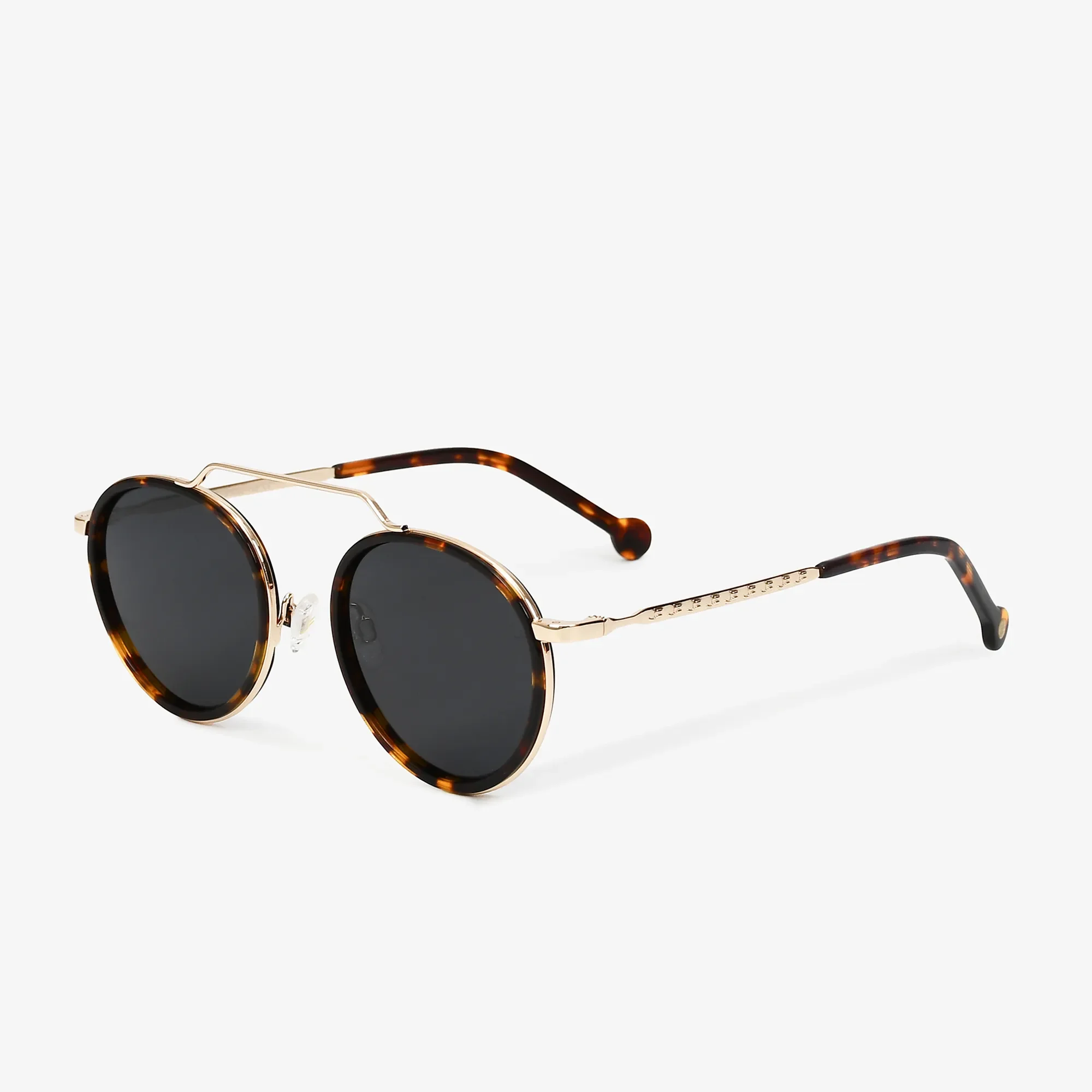Óculos Viva Solar Redondo Cinza Marrom Tortoise — imagem 1