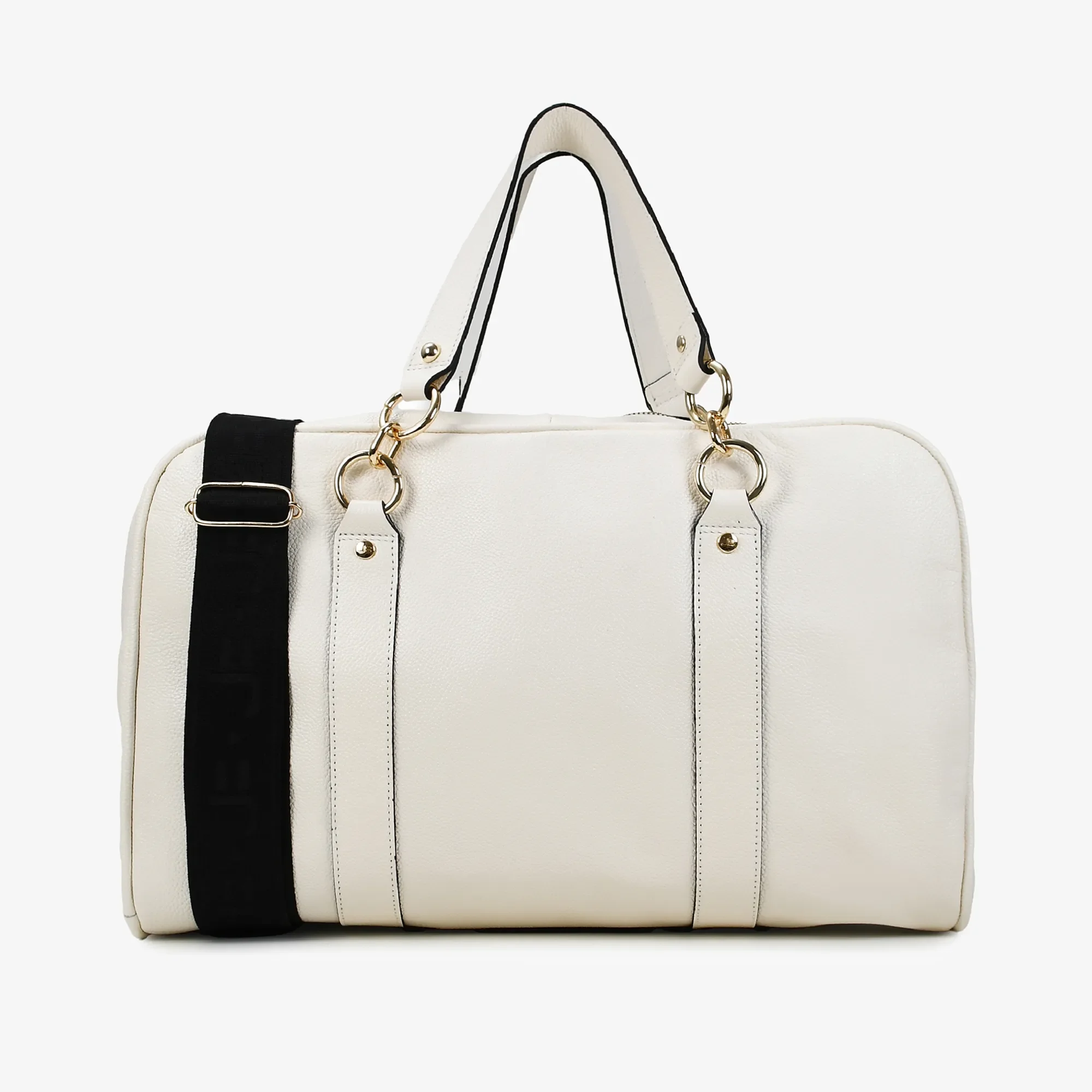 Bolsa Baú Off White Cordilheira Couro — imagem 1