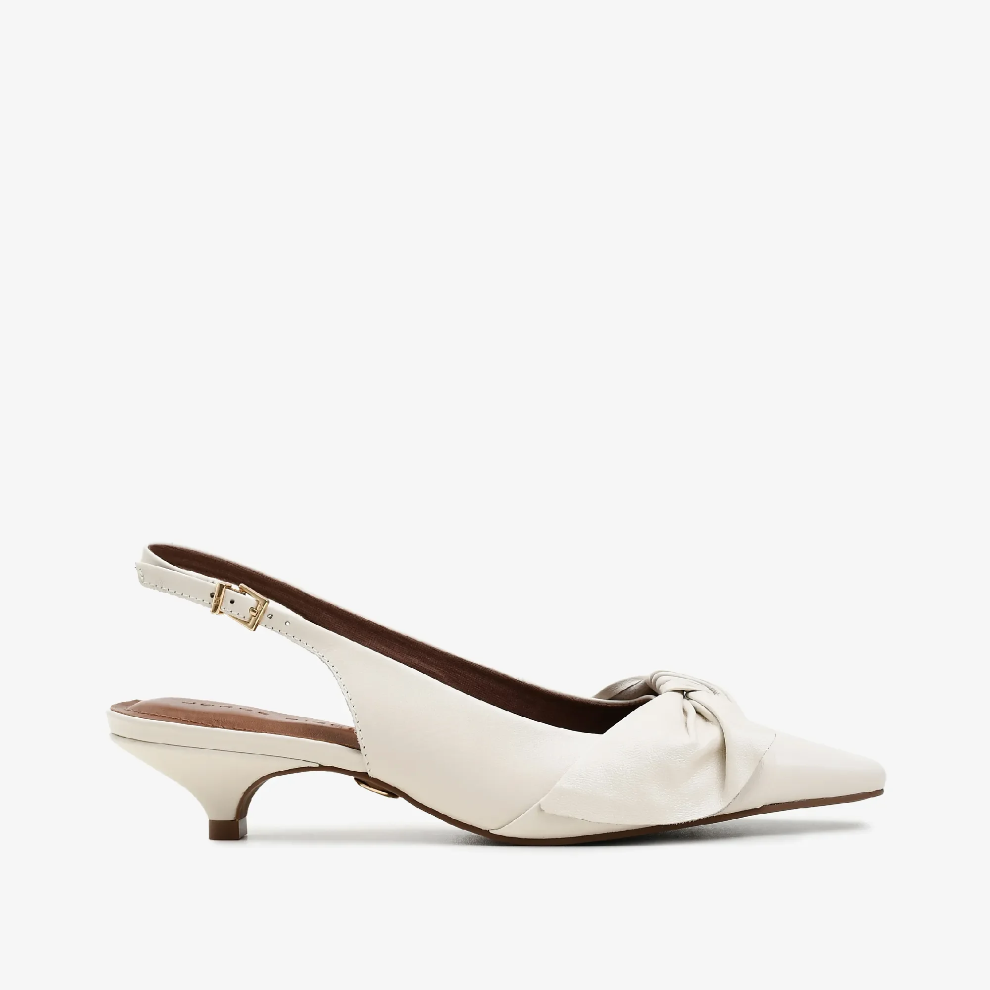 Slingback Off White Cordilheira Couro — imagem 1