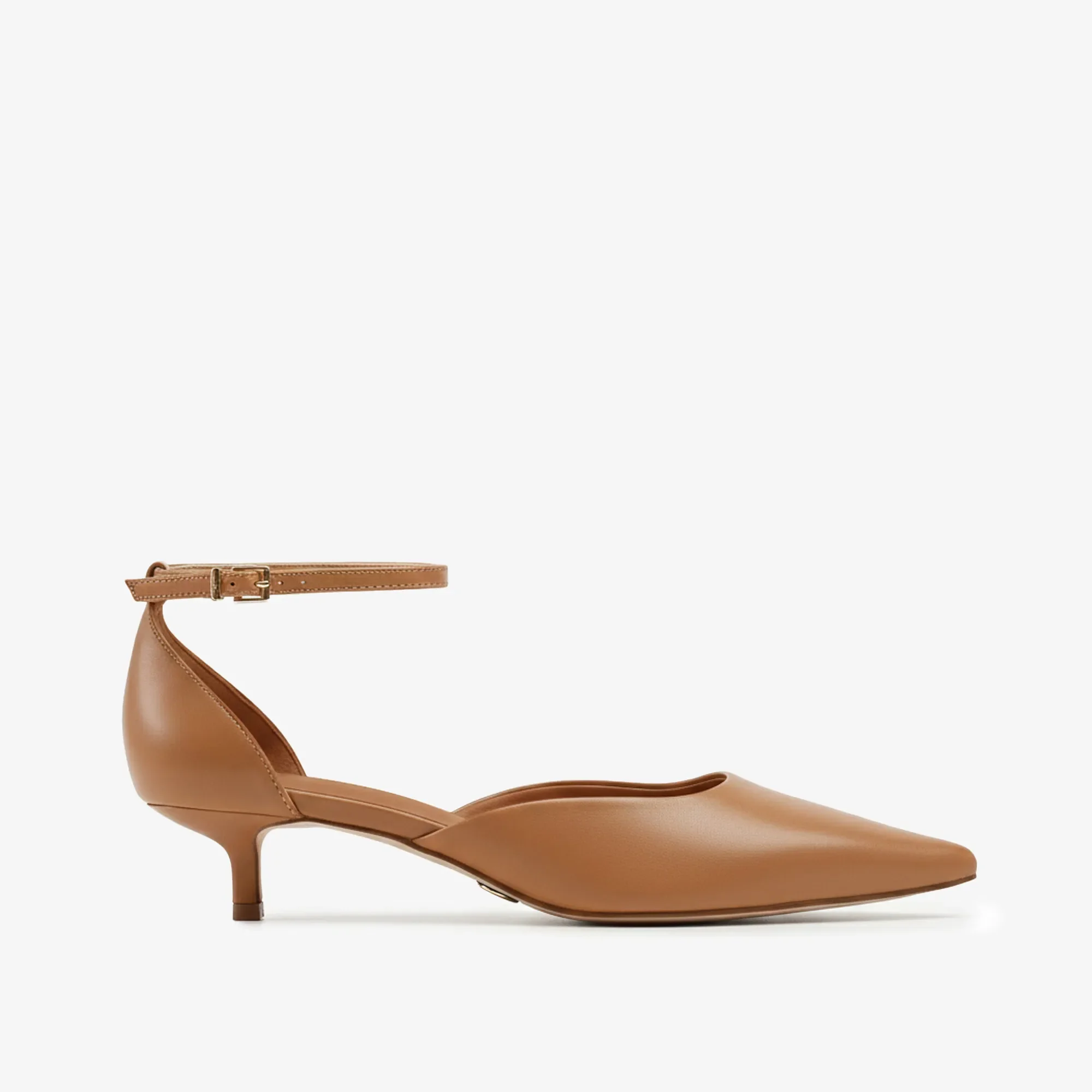 Scarpin Caramelo Álamo Couro
