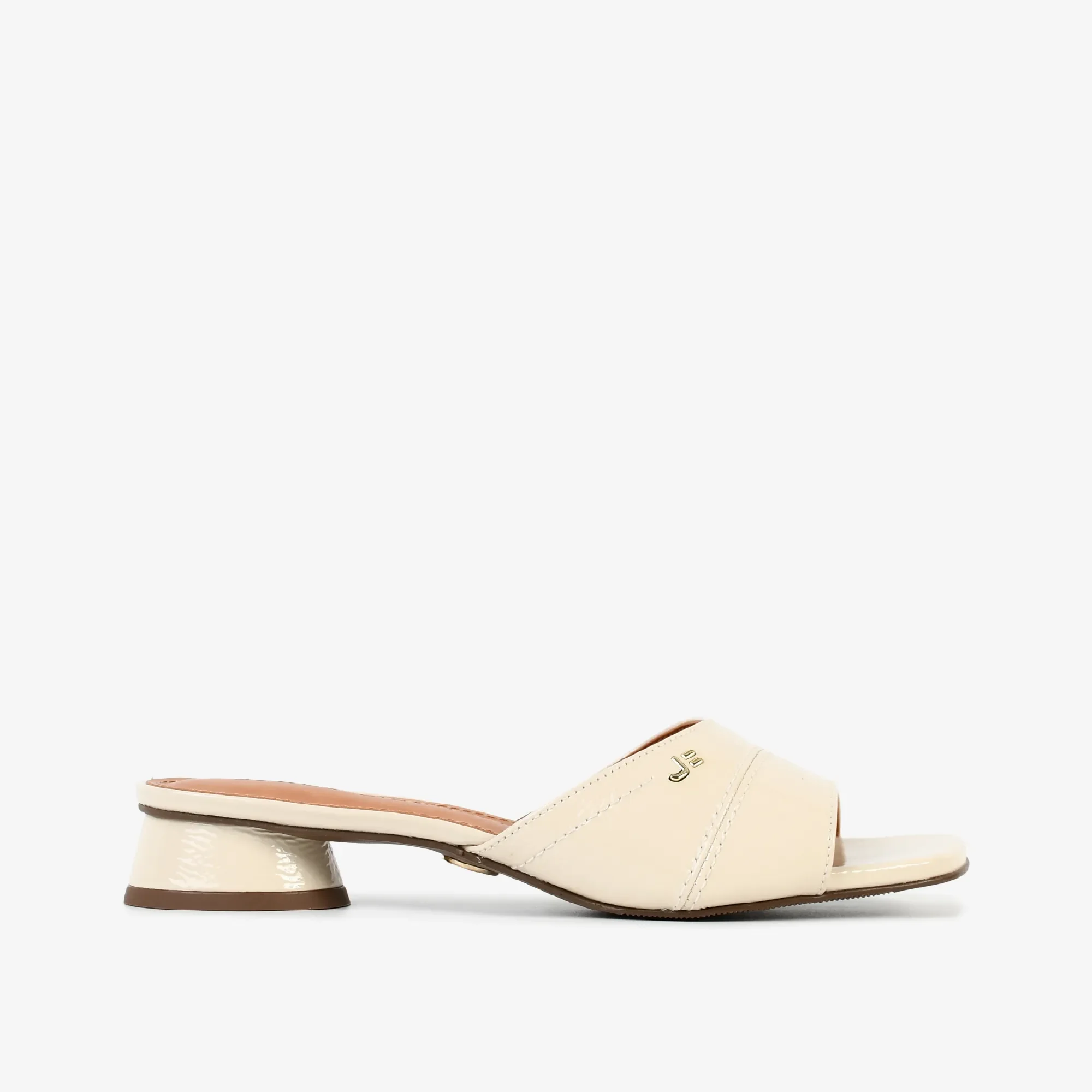 Tamanco Off White Bruleé Verniz — imagem 1