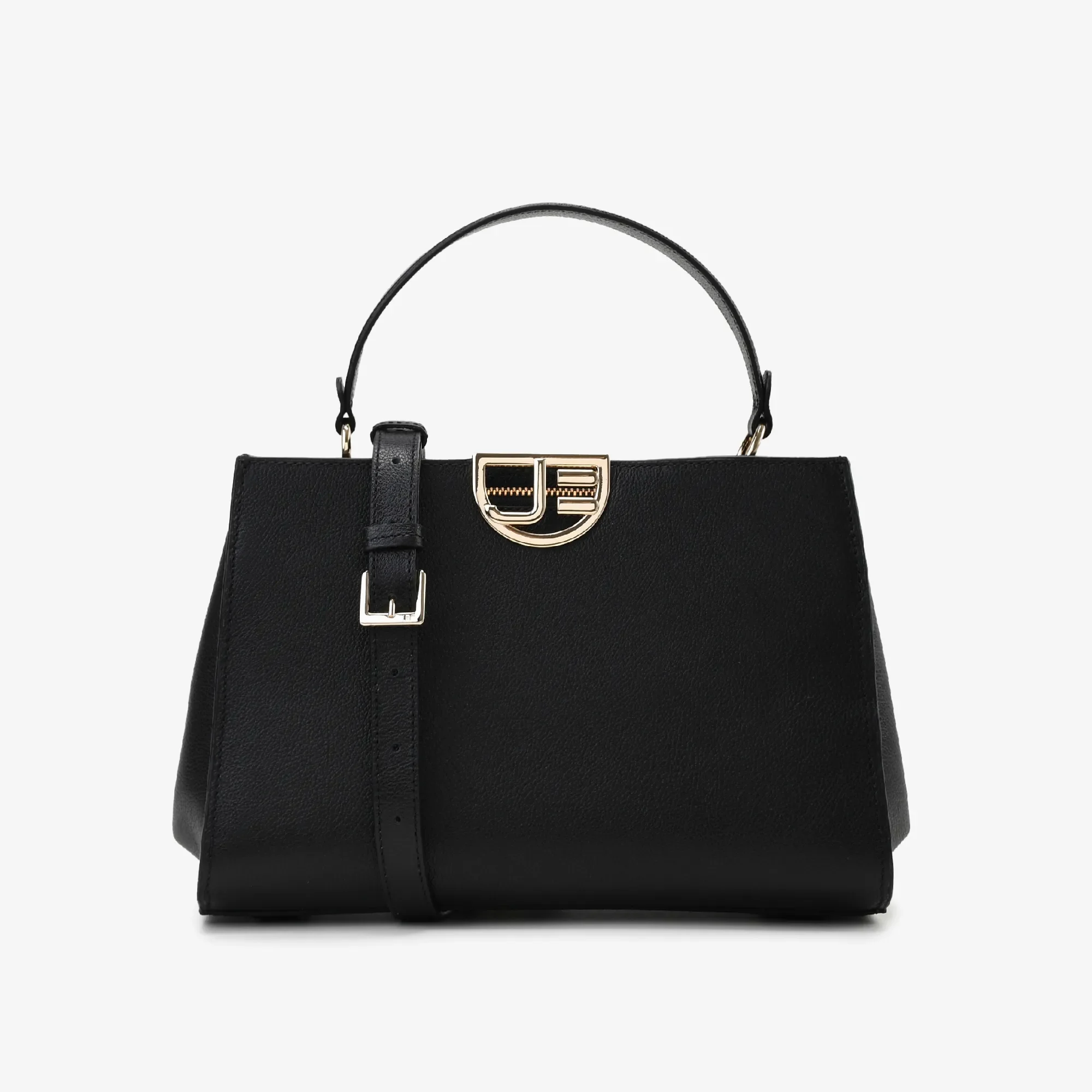 Bolsa Tote Preto Couro — imagem 1
