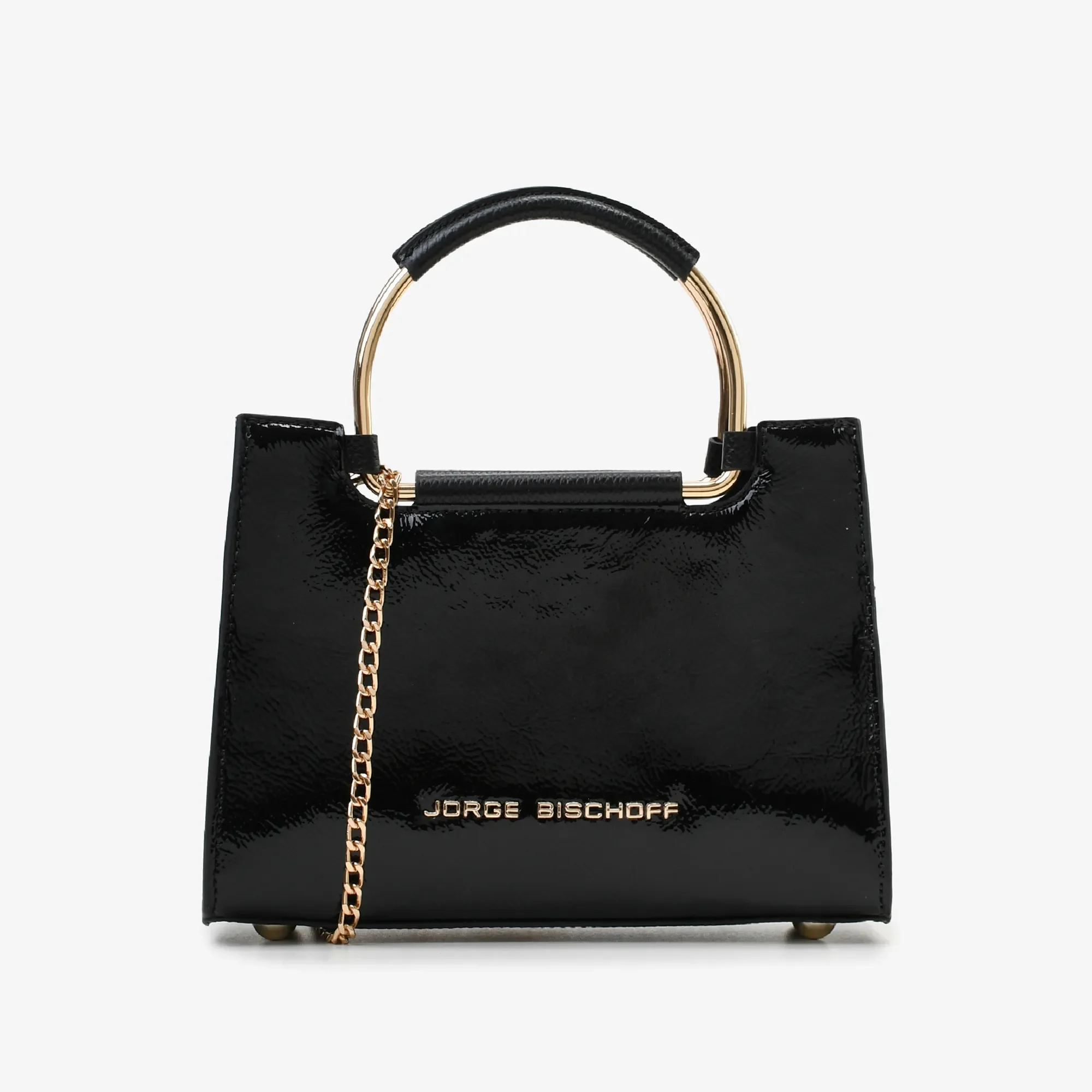 Bolsa Tote Preto Verniz — imagem 1