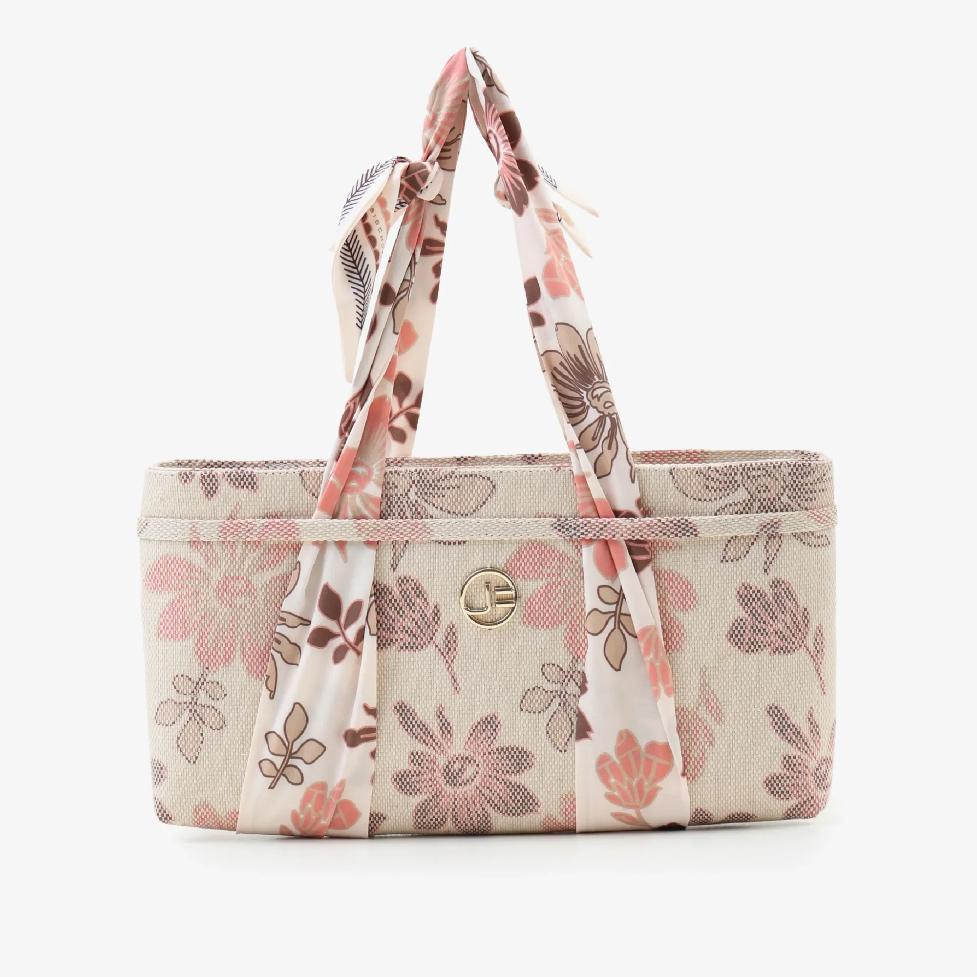 Bolsa Baguete Estampado Floral Tecido — imagem 1