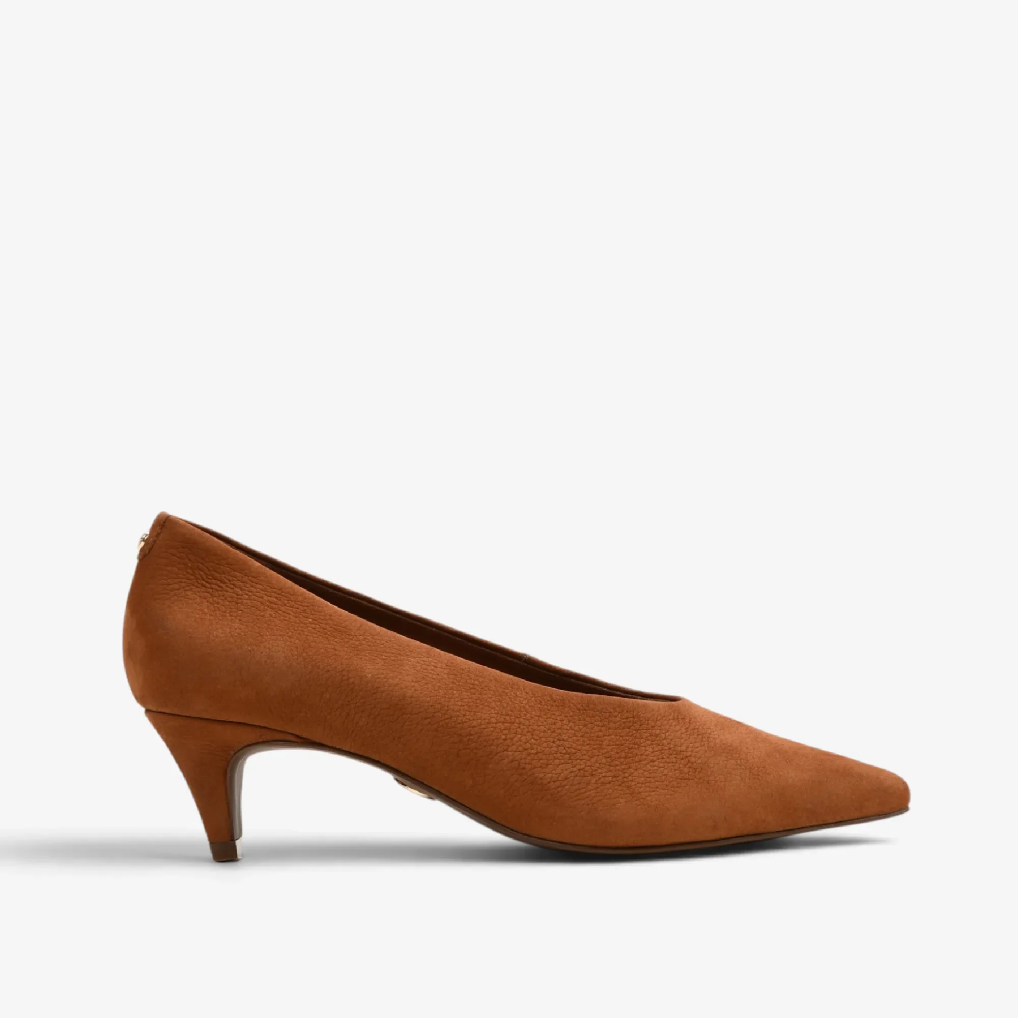 Scarpin Caramelo Mascavo Nobuck — imagem 1