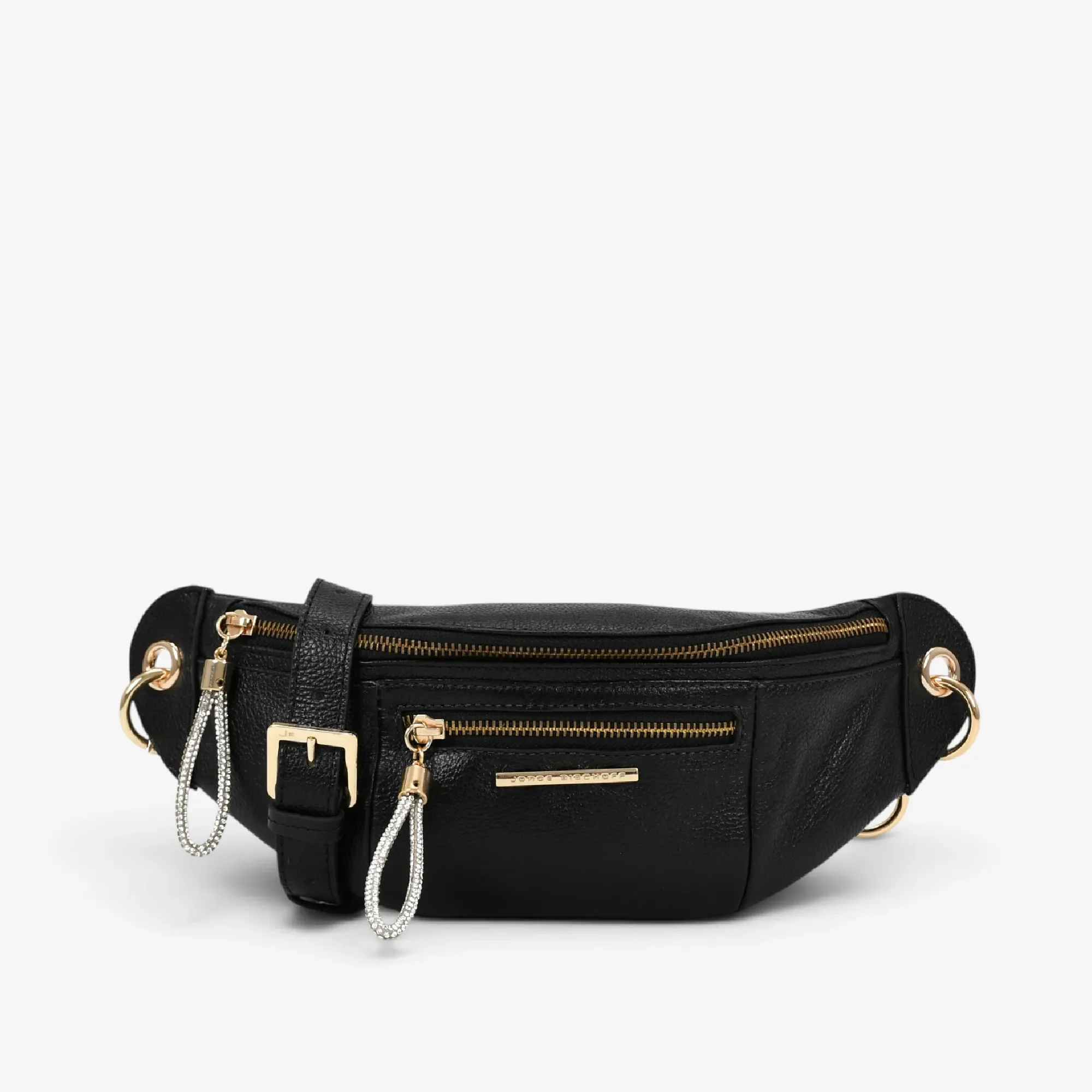 Bolsa Belt Bag Preto Couro — imagem 1