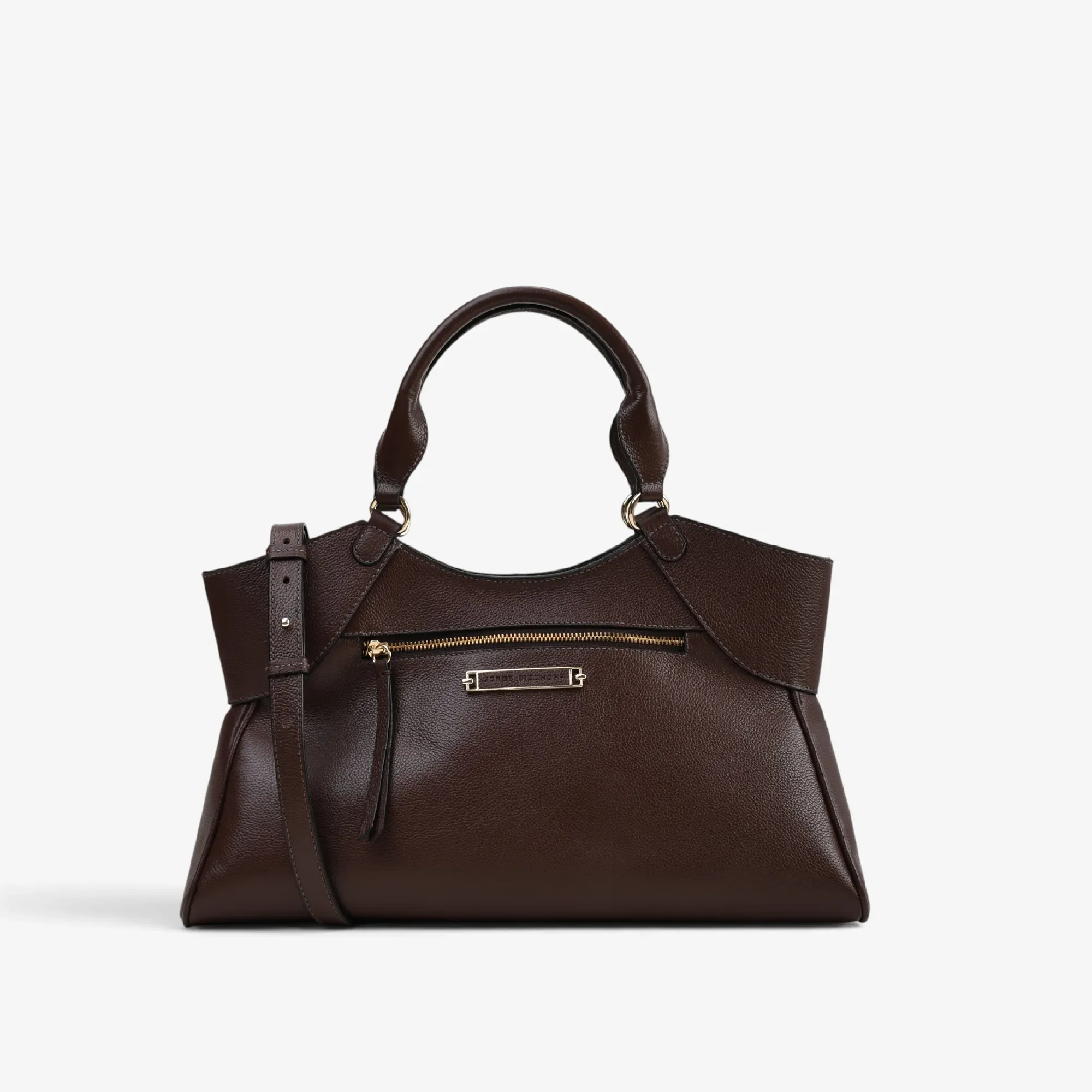 Bolsa Tote Marrom Café Couro — imagem 1
