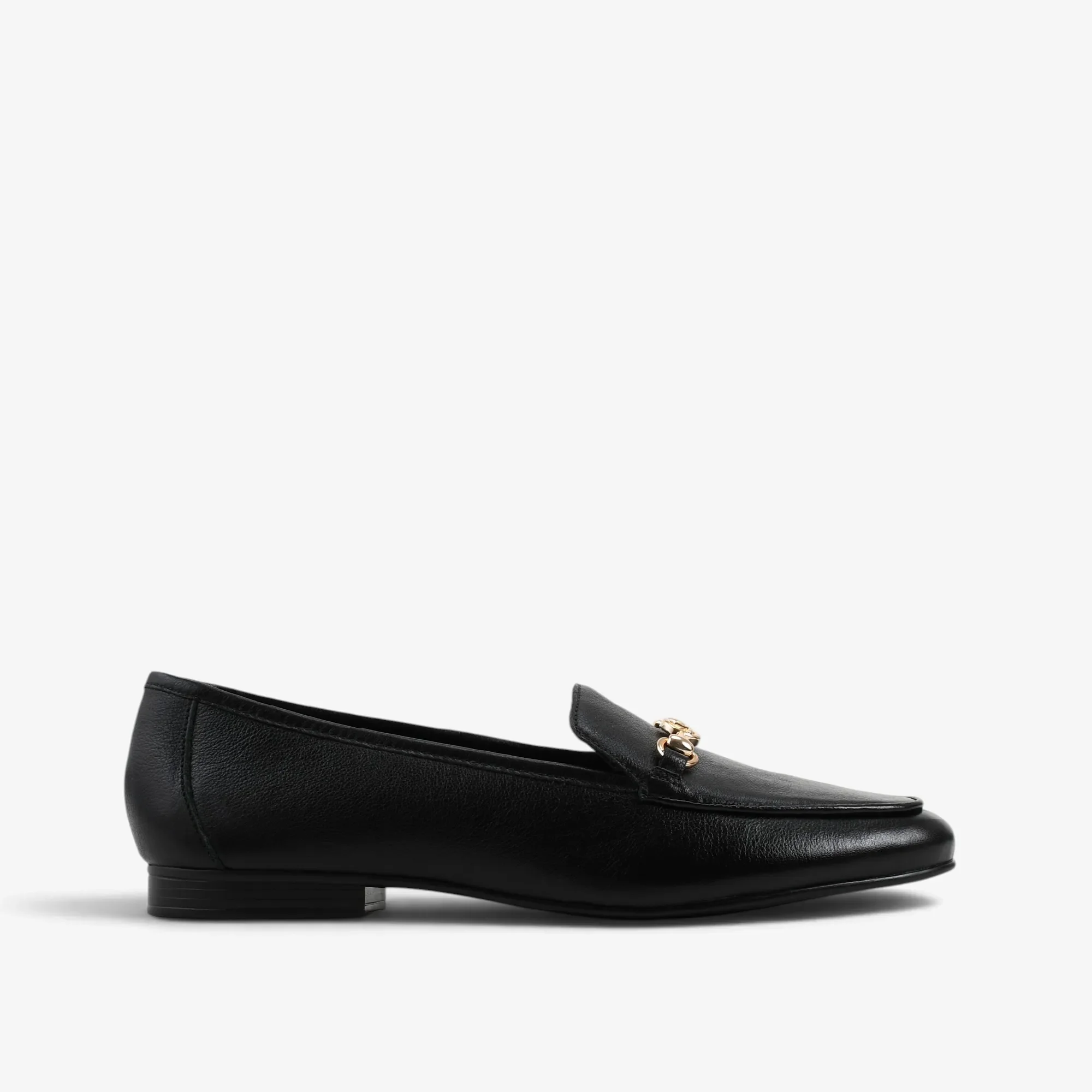 Loafer Bridão Preto Couro — imagem 1