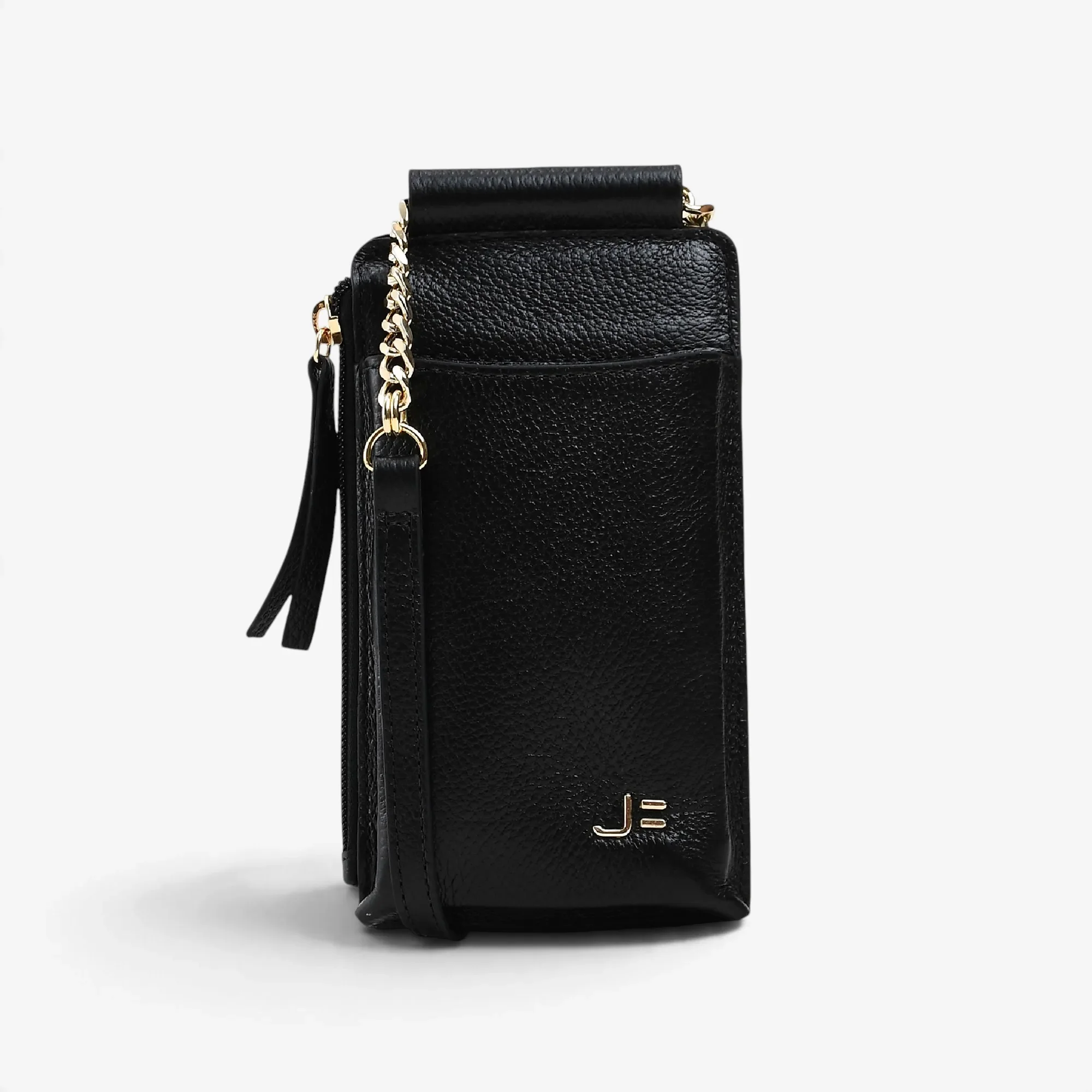 Porta Celular Preto Couro — imagem 1