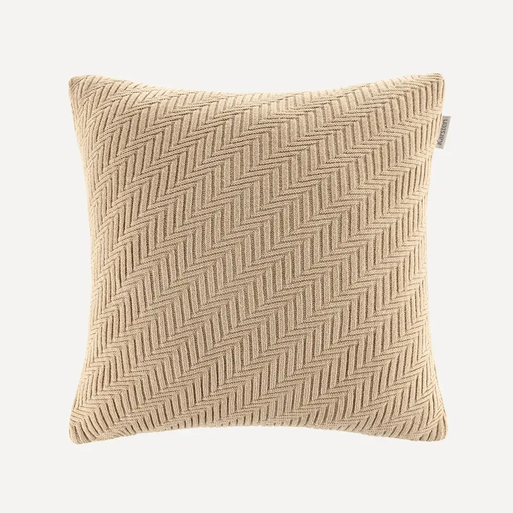 Almofada Decorativa Quadrada 45cm x 45cm Salina Creme