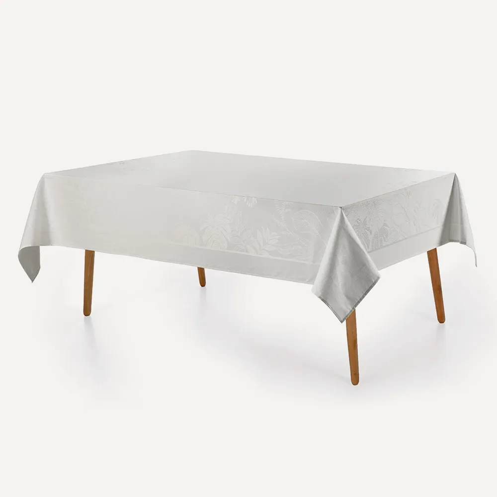 Toalha de Mesa Retangular 12 Lugares Amaris Branco — imagem 1