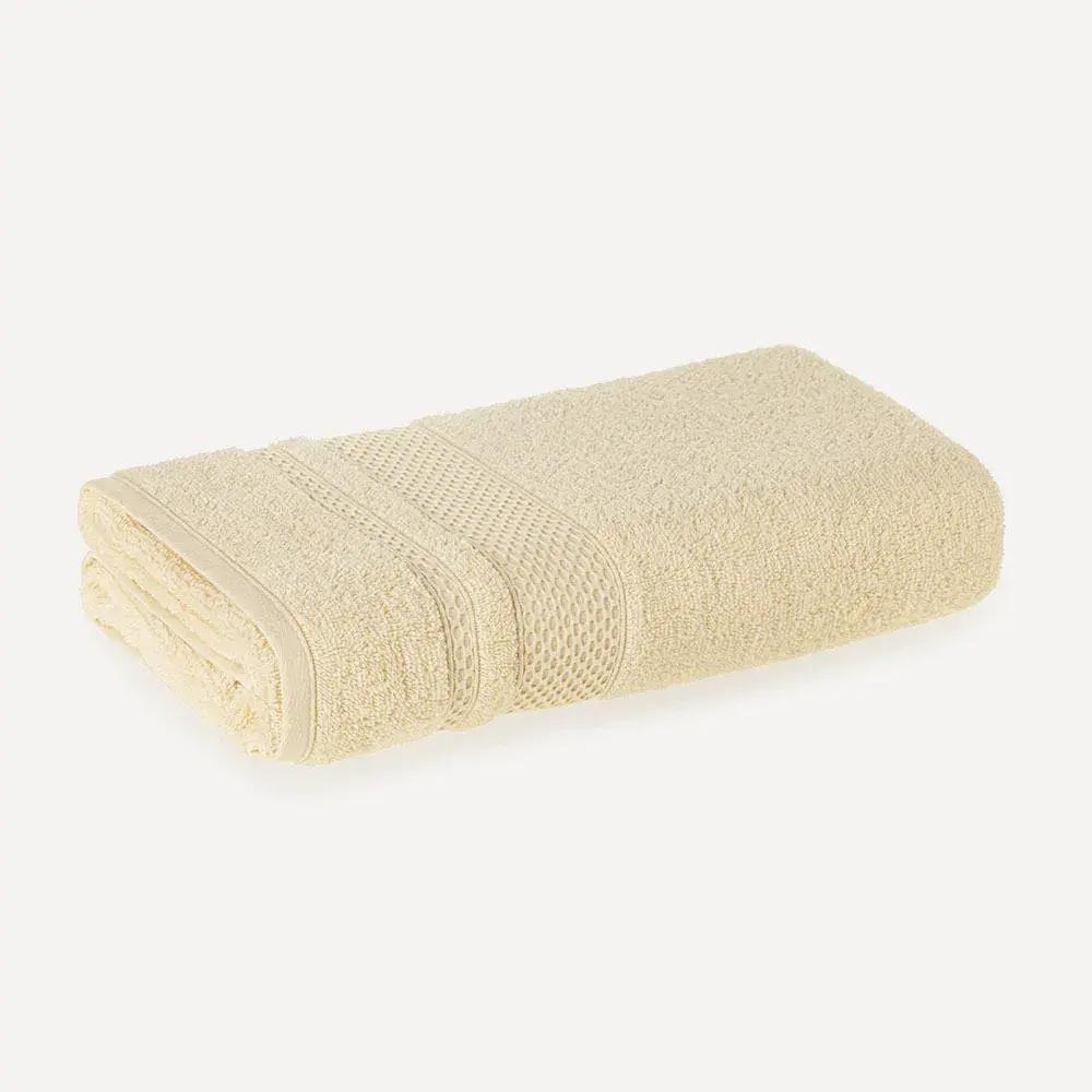 Toalha Fio Penteado 100% Algodão Yves Vanilla